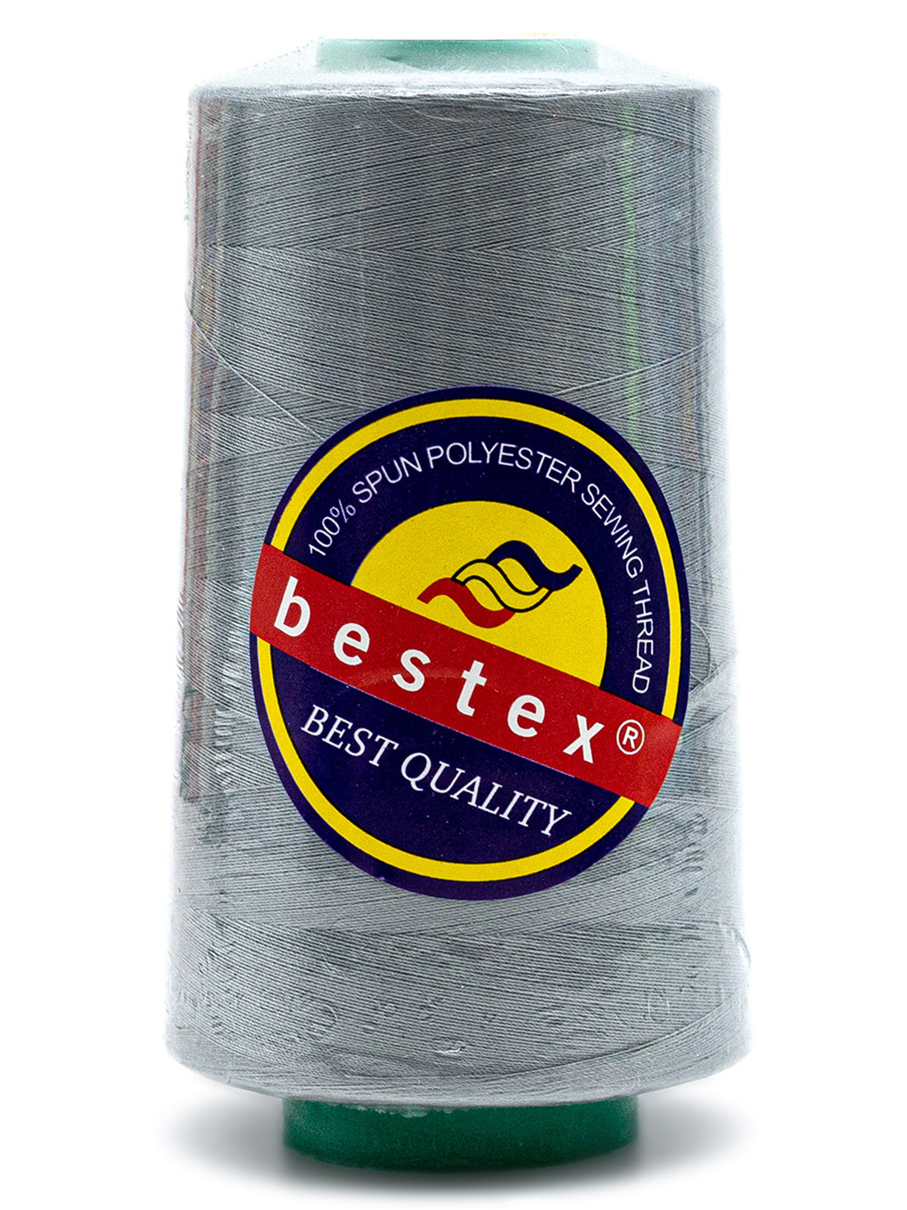 Нитки Bestex 50/2 5000ярд 1шт 197 серо-стальной - фото 5