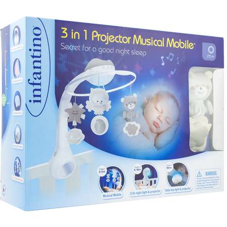 Игрушка INFANTINO Мобиль проектор музыкальный 4915