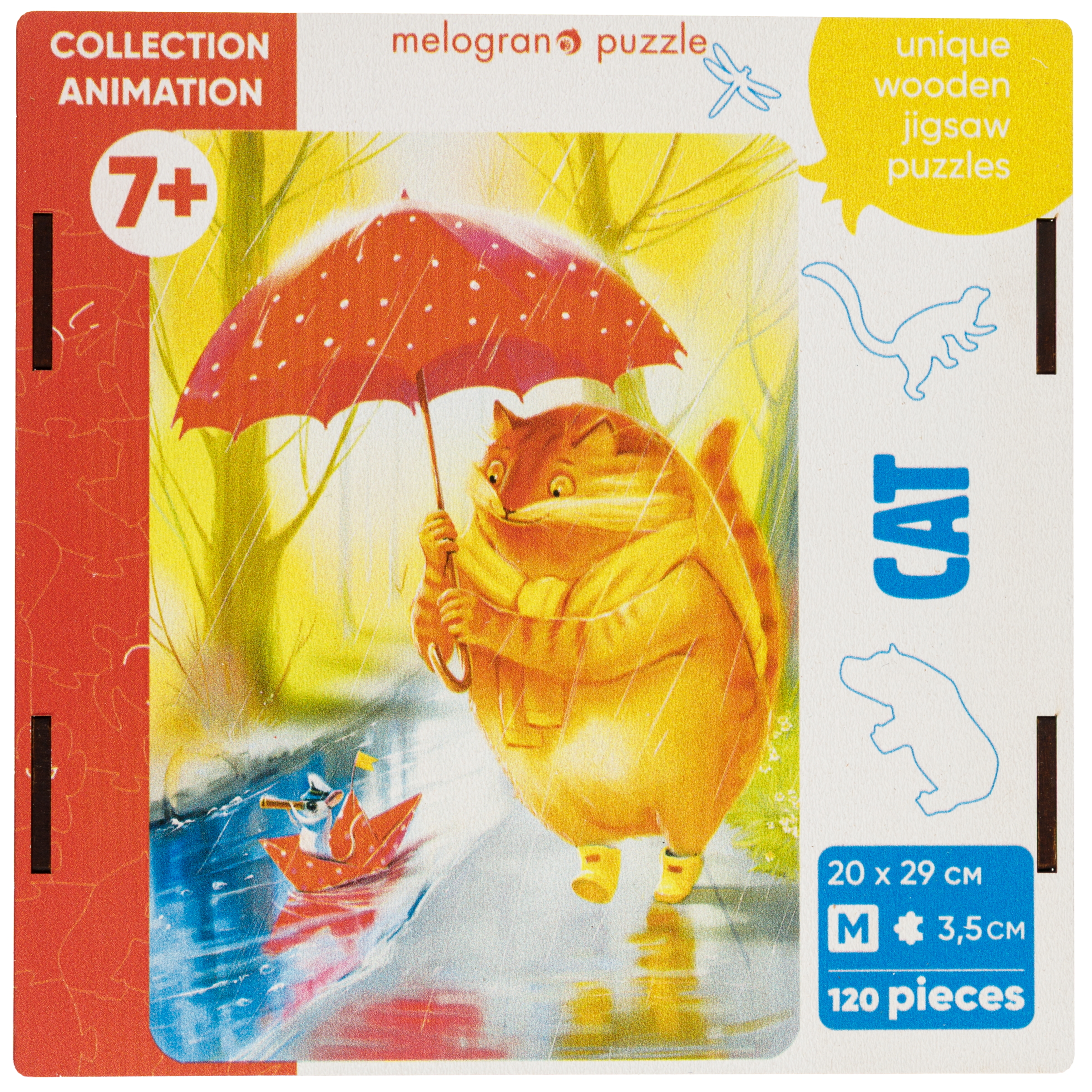 Пазл Melograno puzzle деревянный - фото 1