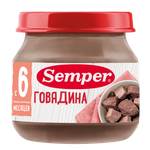 Пюре Semper Говядина с 6 мес 80 г