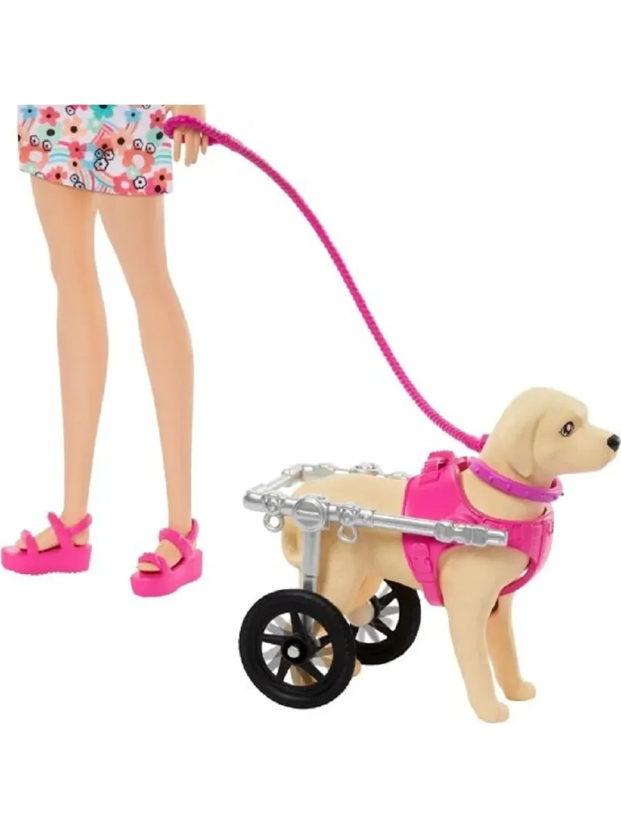 Кукла модельная Barbie Барби и ее собака 121281 - фото 6