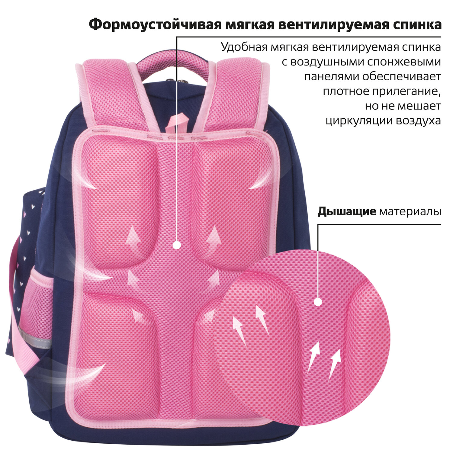 Рюкзак Юнландия Pink bow - фото 5