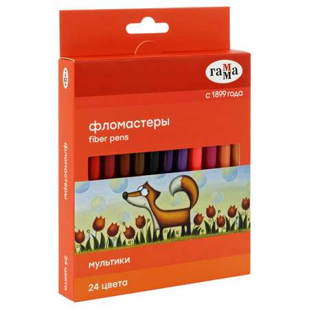 Фломастеры Гаммa 24 цв.