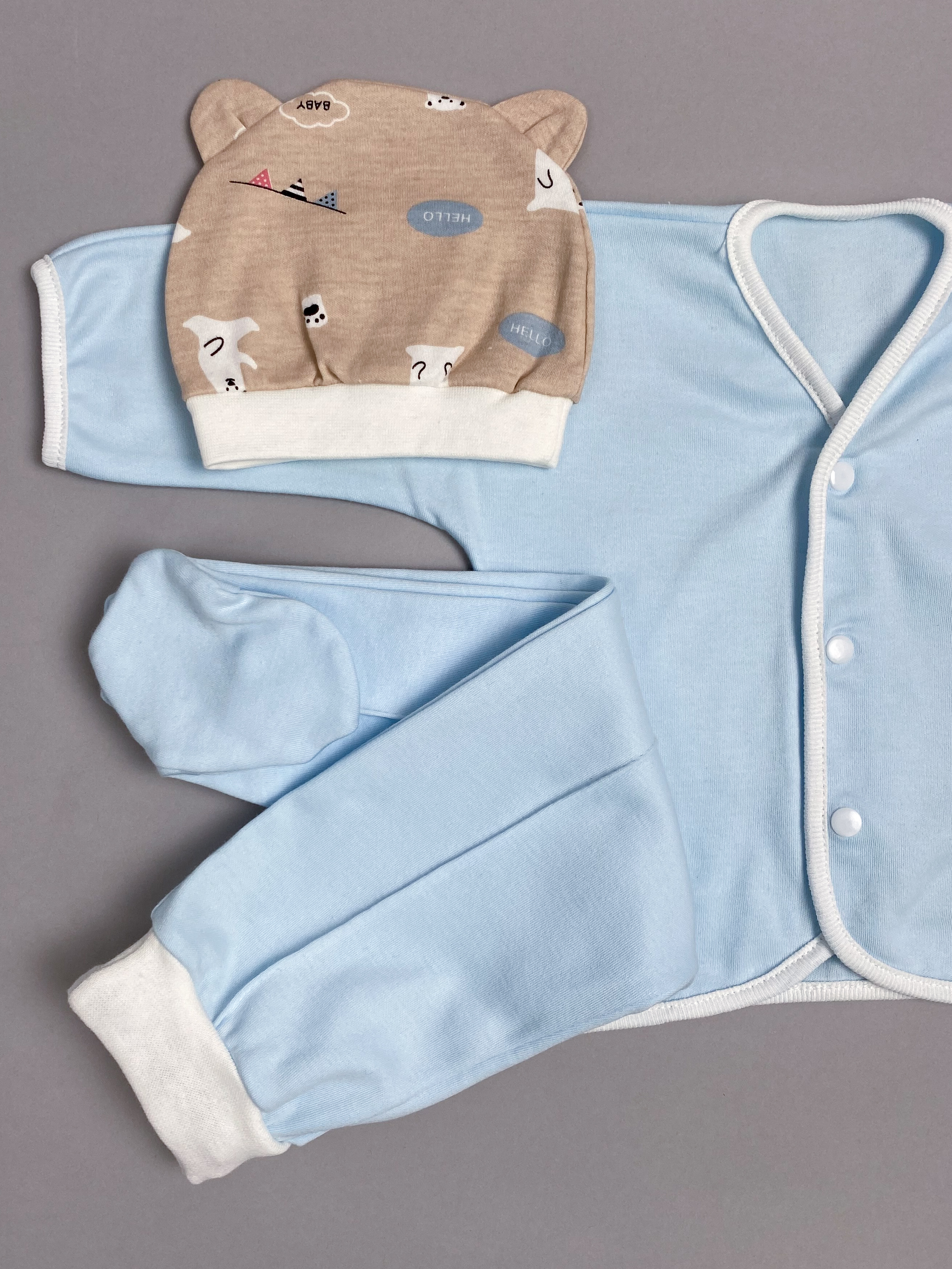 Кофточка с ползунками и шапочкой Clariss ЦБ-00001486 - фото 2