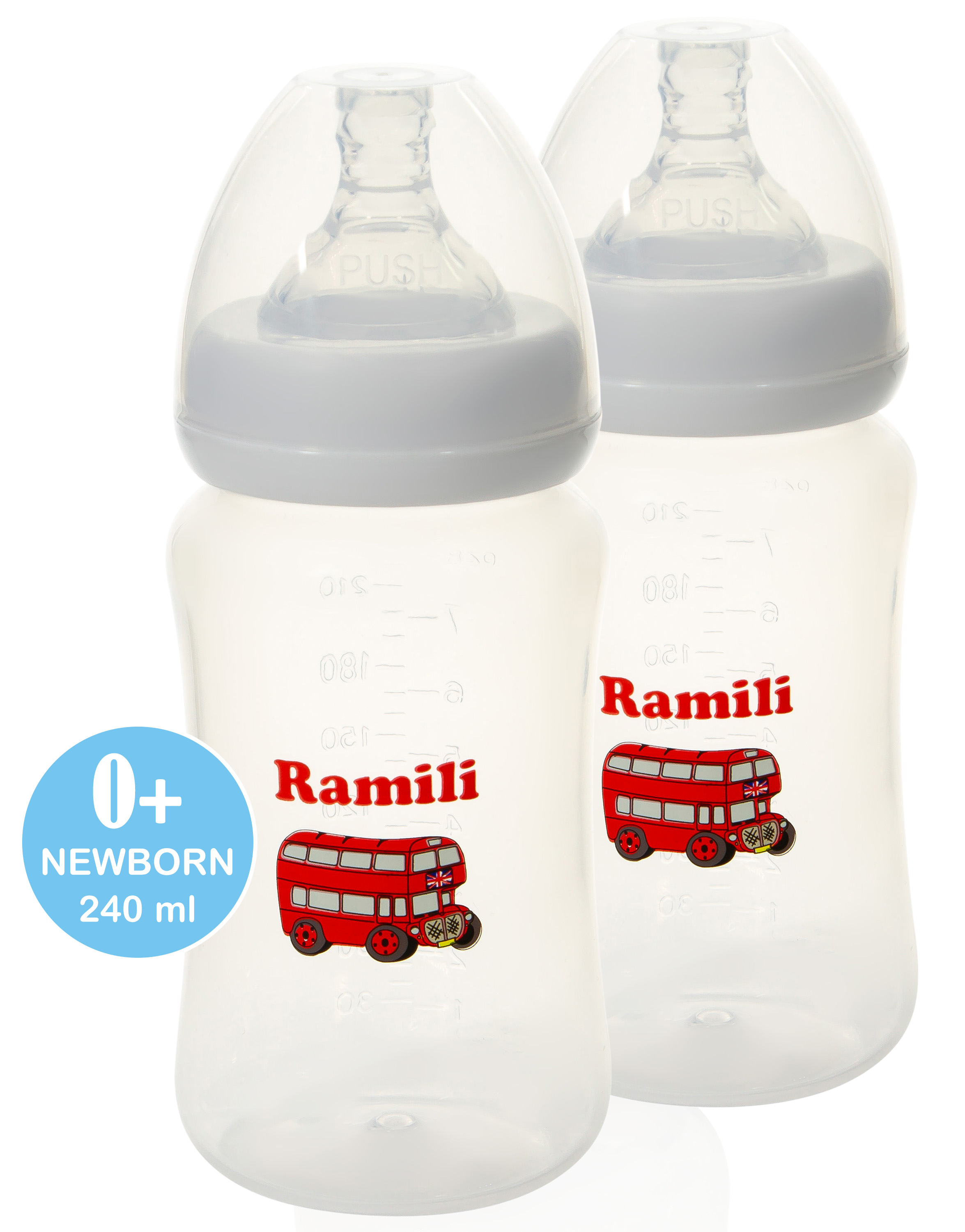 Бутылочка Ramili Anti-Colic 240 мл 2 шт. - фото 13