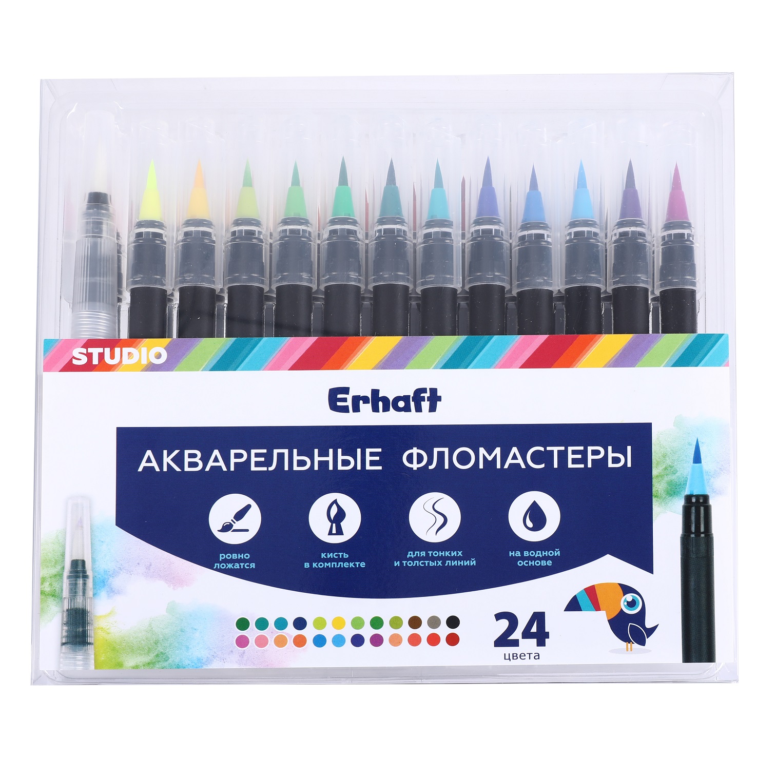 Фломастеры Erhaft 24 шт. - фото 1