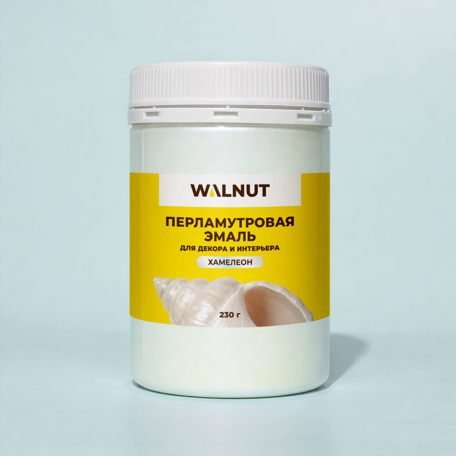 Перламутровая краска эмаль хамелеон WALNUT для стен влагостойкая 250 г - фото 11