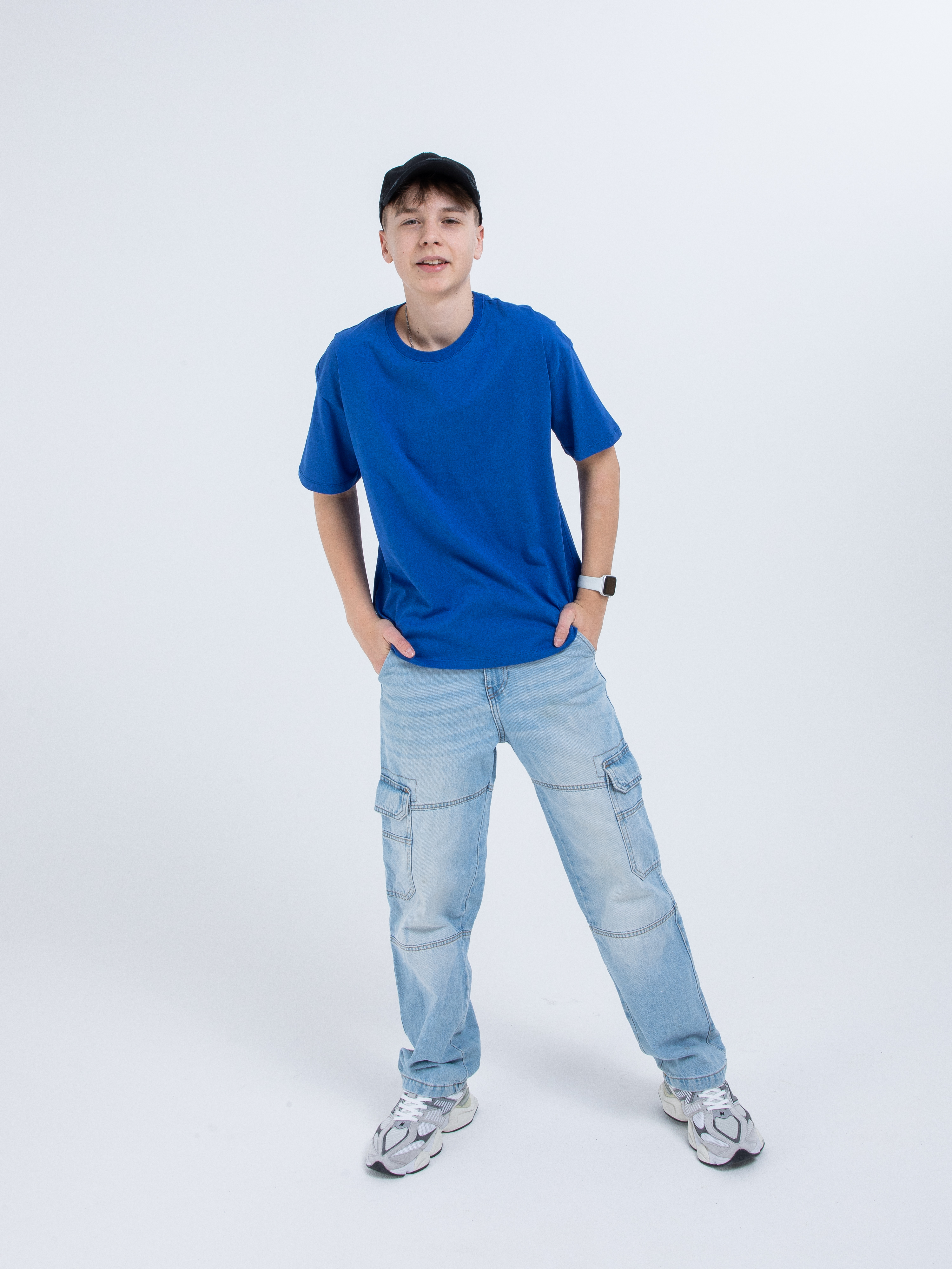 Футболка STELLA MODA 11601._электрик - фото 5