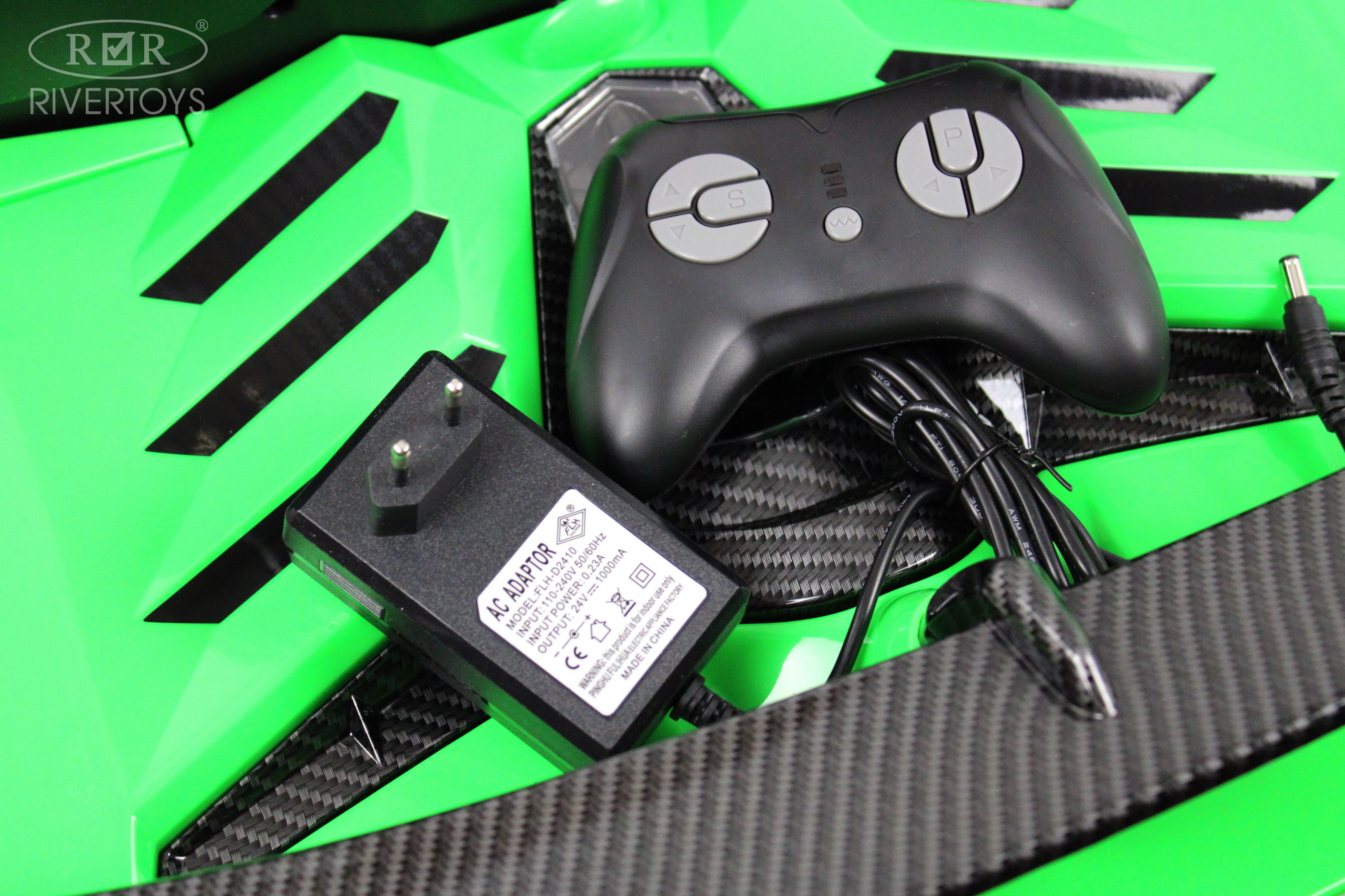 Электромобиль RIVERTOYS A111MP-GREEN С пультом ДУ - фото 4