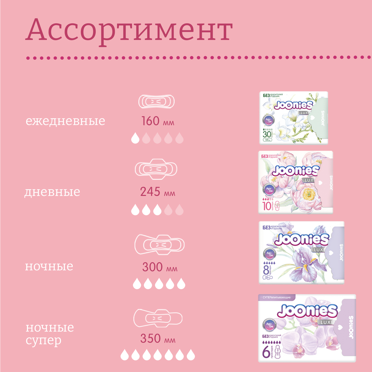 Трусики Joonies Luxe гигиенические размер XXL 90-120см 3шт - фото 8