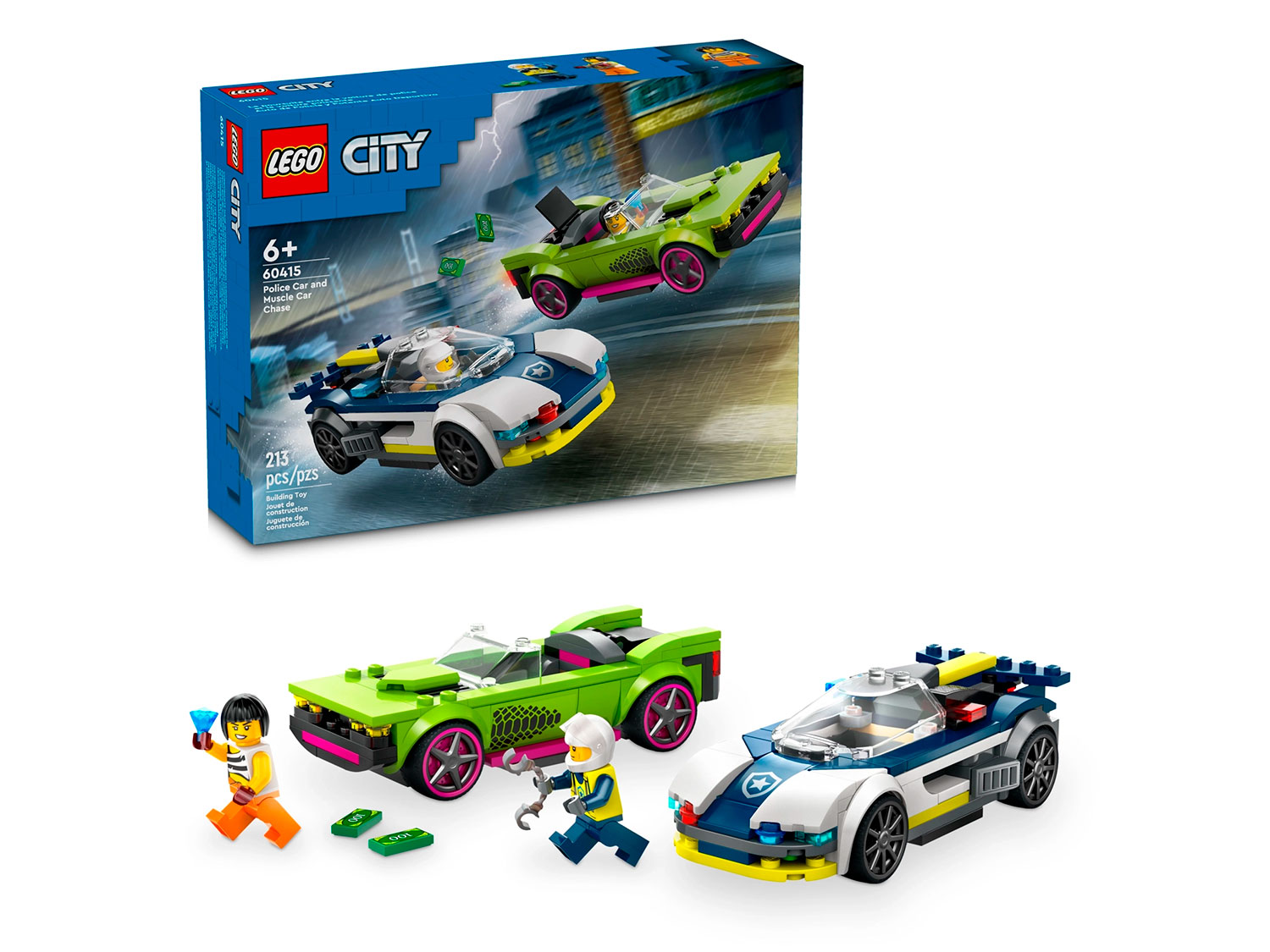 Конструктор LEGO City Полицейская погоня 213 дет. - фото 1
