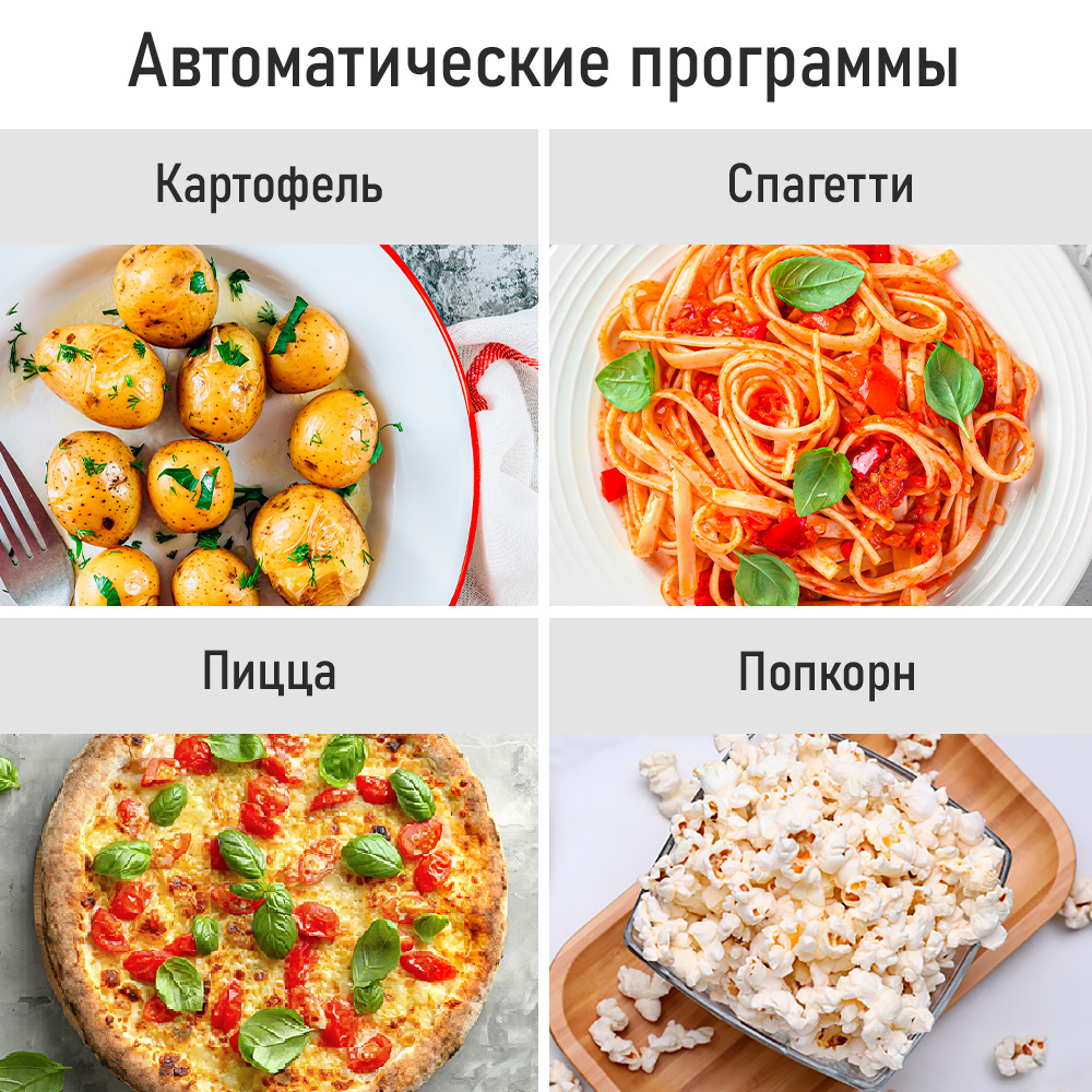 Микроволновая печь CHEF PRO черный/сталь - фото 13