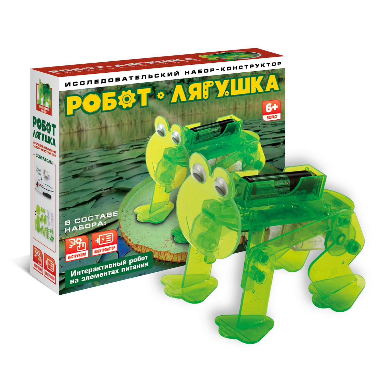 Конструктор ND PLAY Робот-лягушка блочный - фото 1