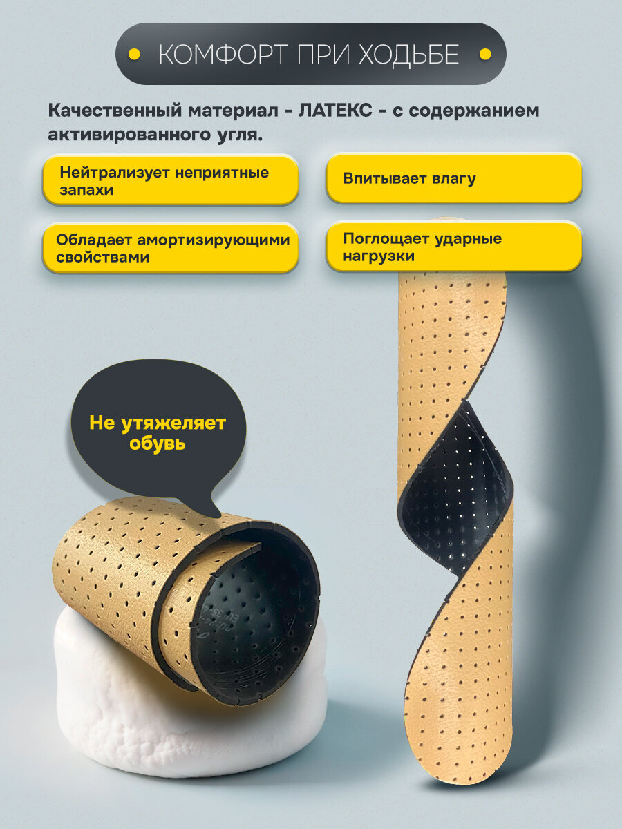 Стельки для обуви SHEGRA 700735 - фото 3