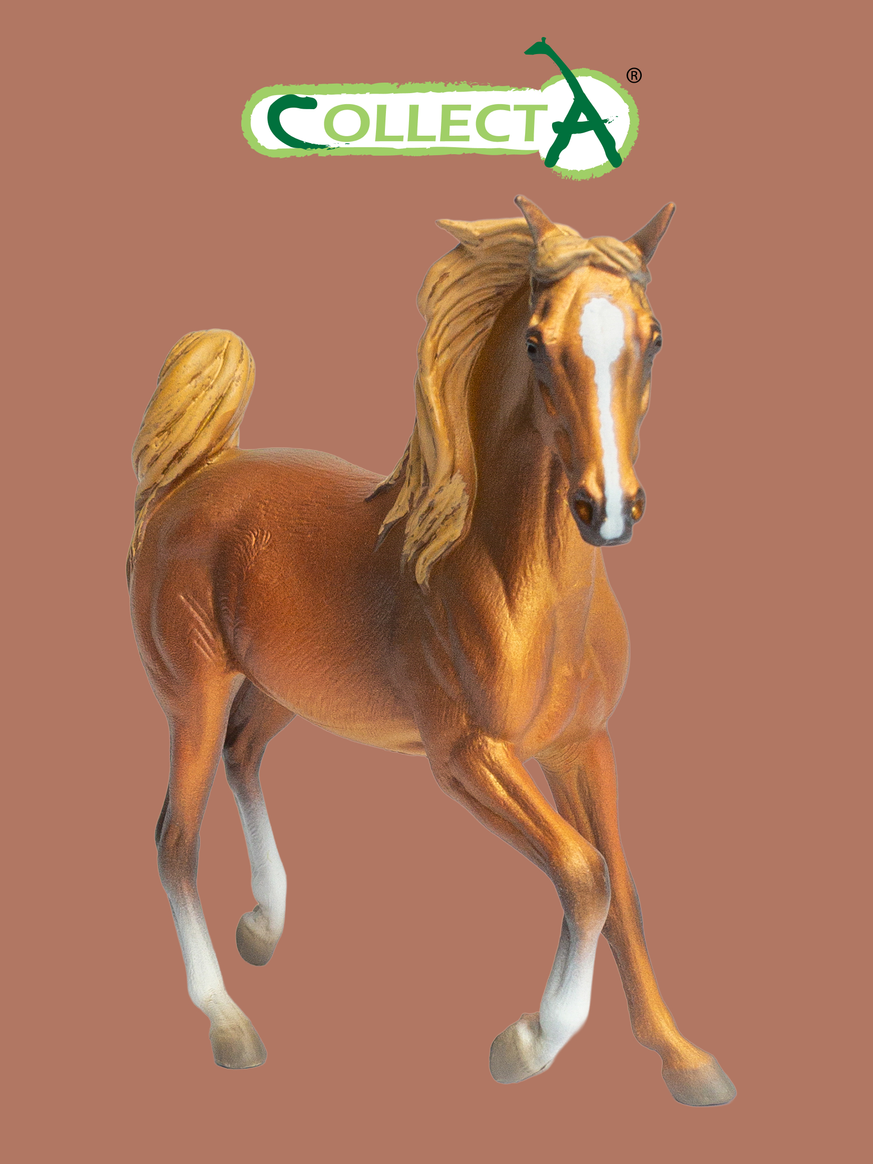 Фигурка Collecta Арабская кобыла золотой каштан - фото 1