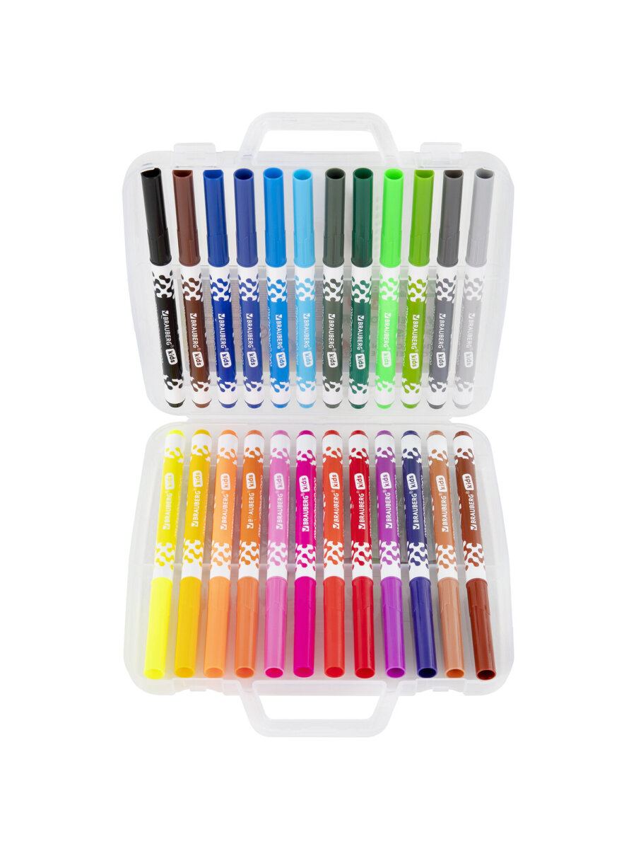 Фломастеры Brauberg 24 цв. - фото 10