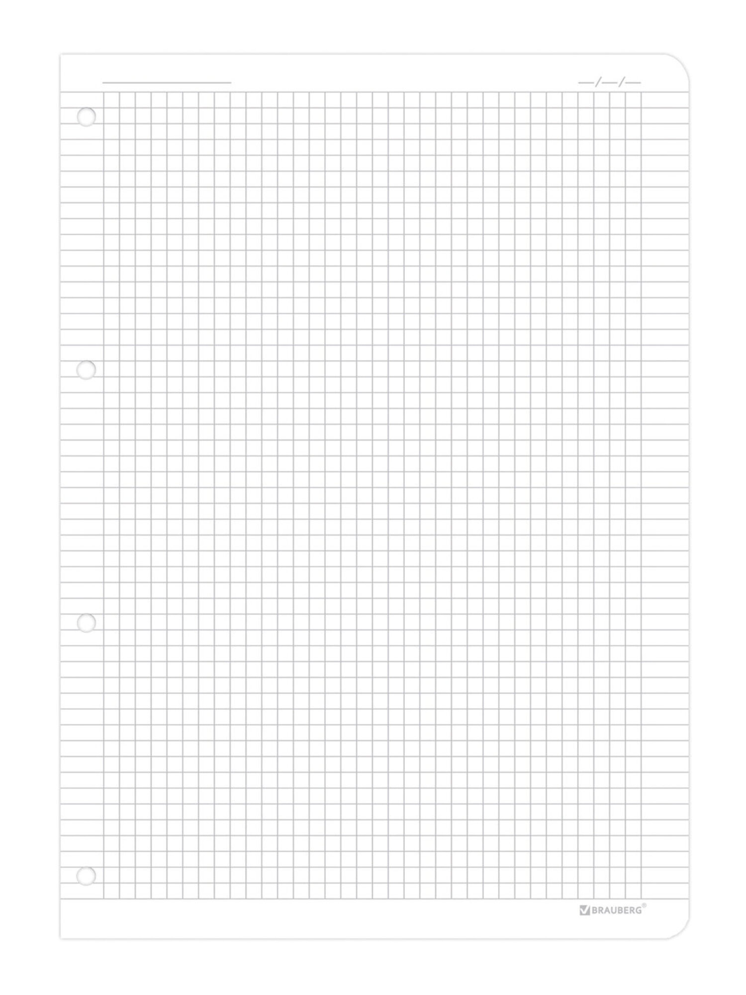 Сменный блок Brauberg клетка 120 лист. - фото 11