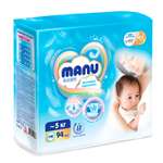 Подгузники MANU для новорожденных NB (до 5 кг) 94 шт.