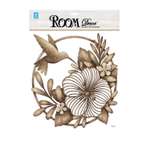 Наклейка интерьерная Room Decor Панно рельефное РАЙСКАЯ ПТИЧКА 3D