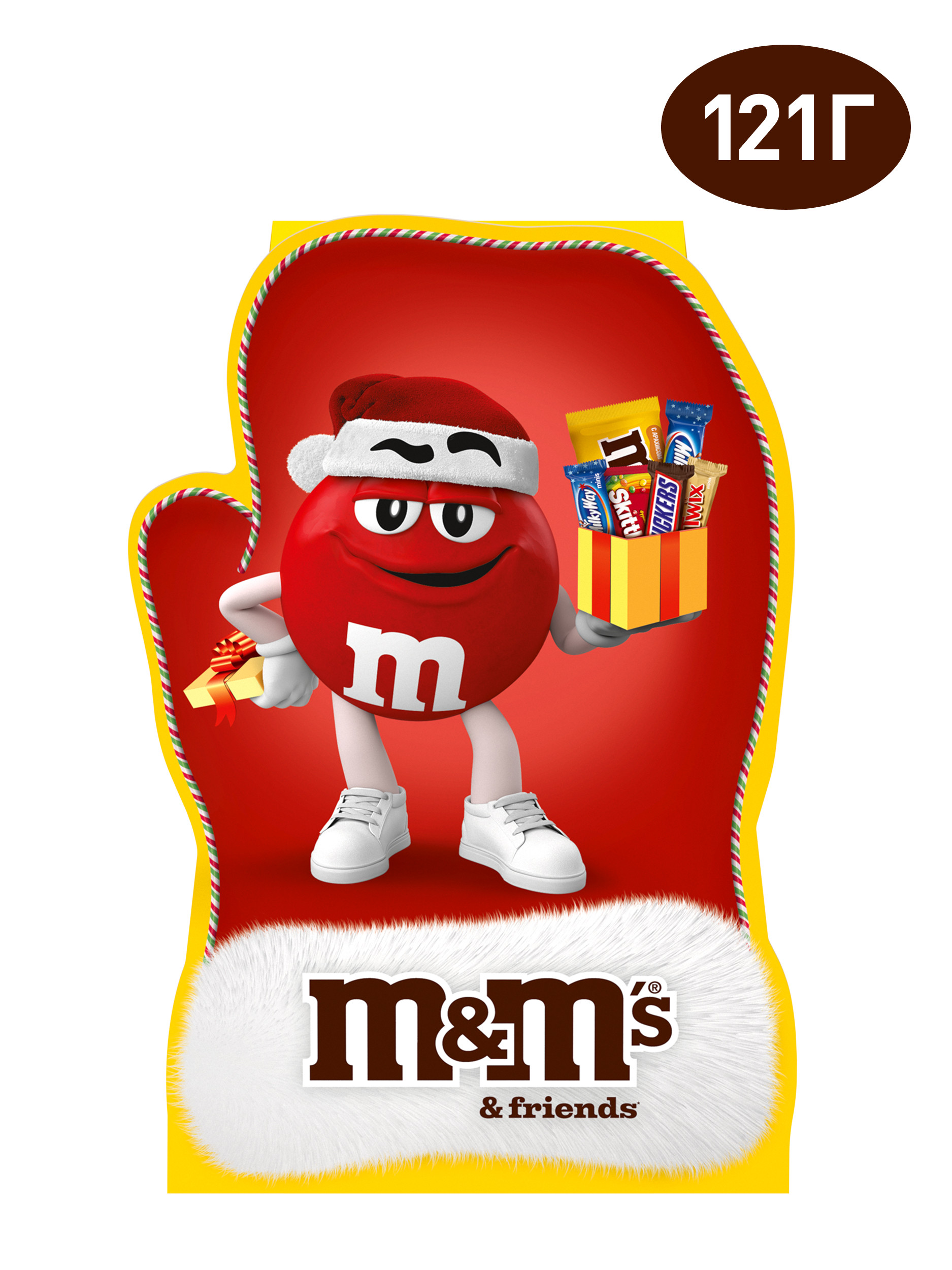 Подарочный набор кондитерских изделий MMs Варежка 121г - фото 2