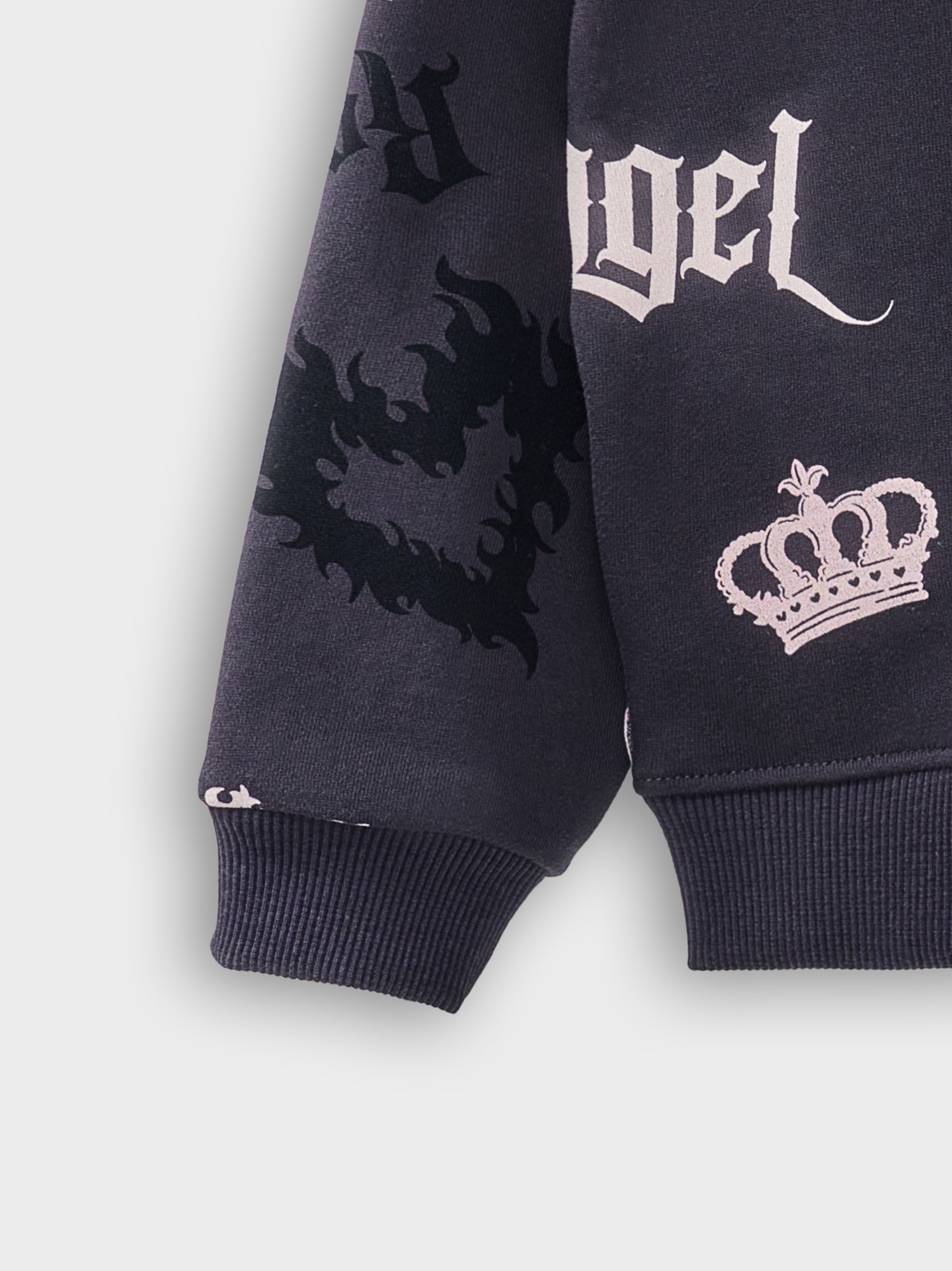 Свитшот Mark Formelle (Марк Формэль) 127993/рок стар на сером - фото 3