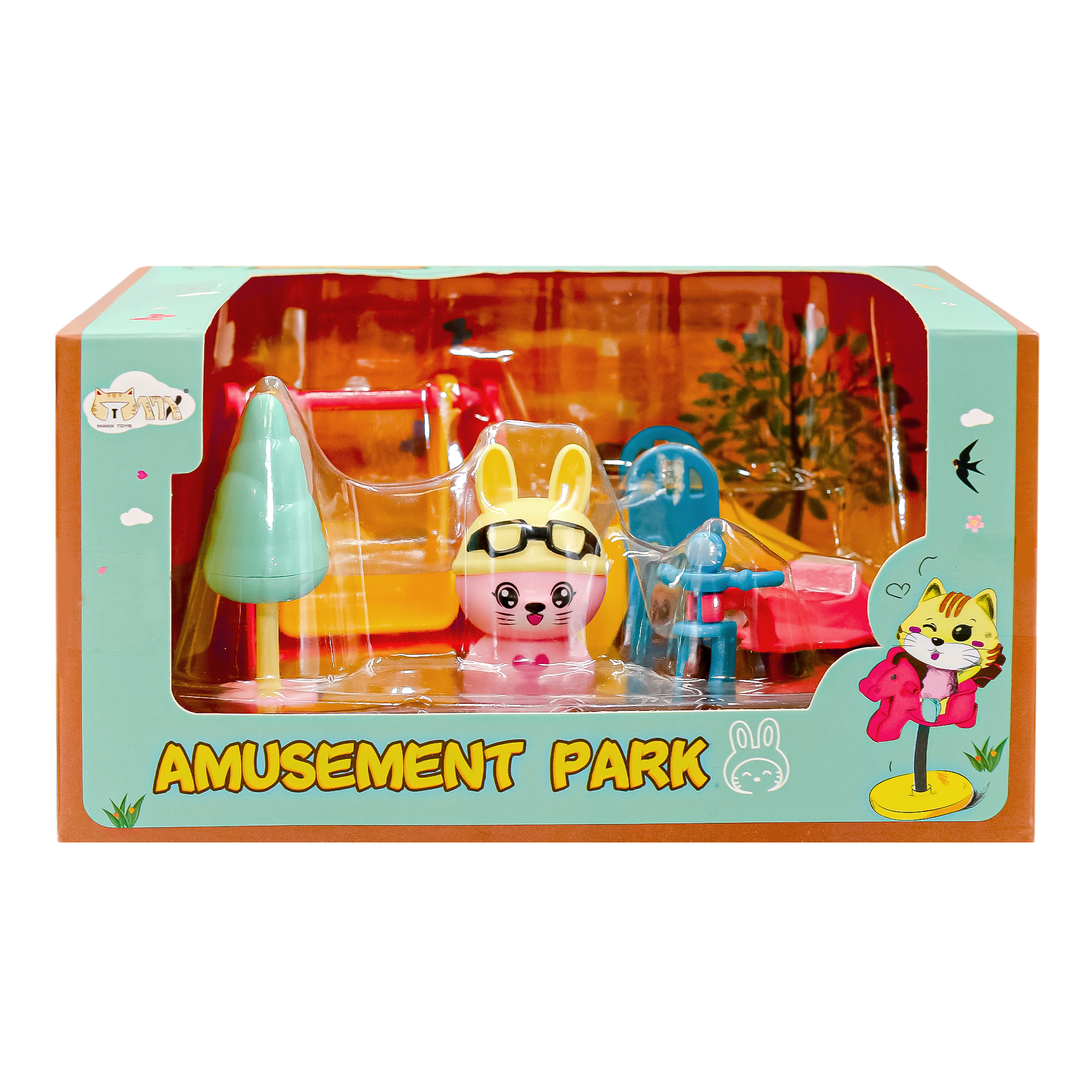Игровой набор SHARKTOYS Мяу-мяу: Детская площадка - фото 6