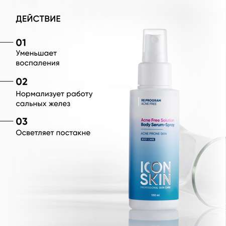 Сыворотка ICON SKIN acne free solution