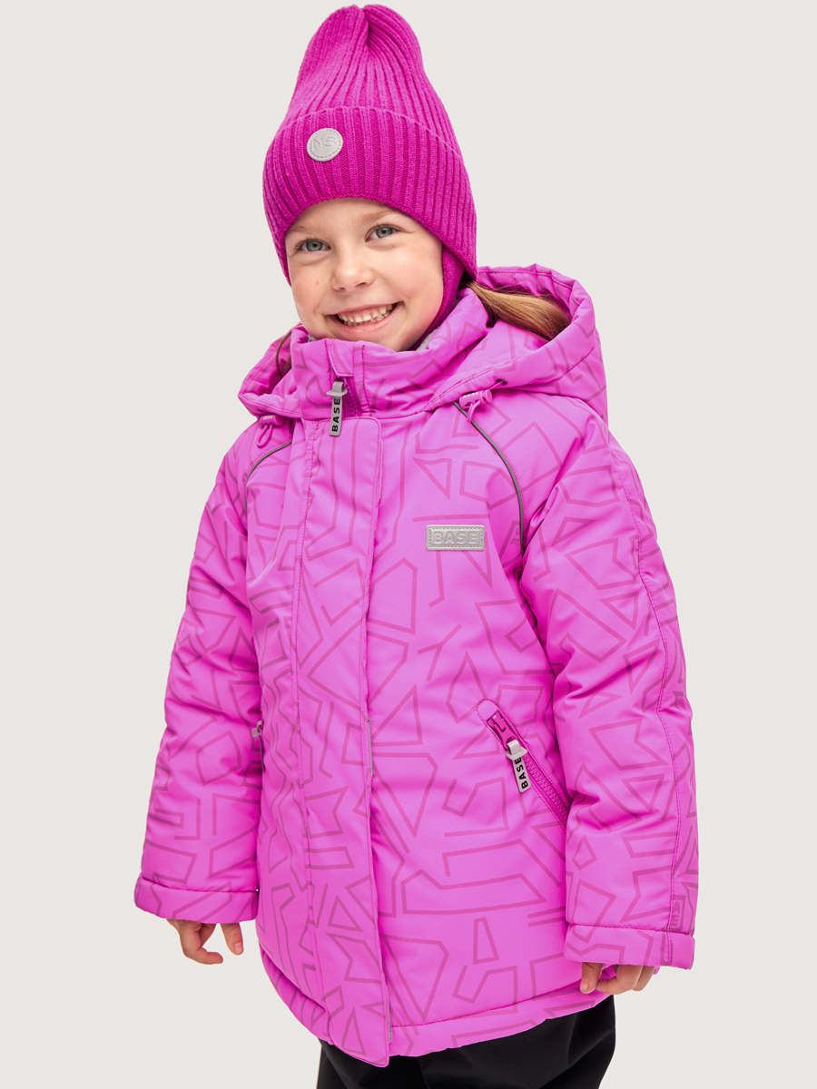 Куртка и полукомбинезон BASE by NIKASTYLE б7з10825 фуксия/черный - фото 3