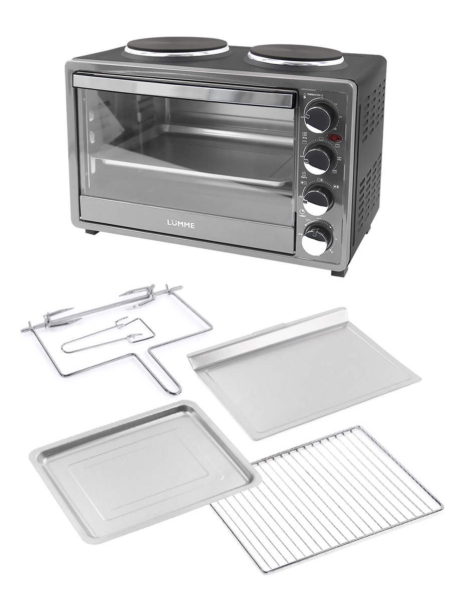 Духовой шкаф LUMME серый жемчуг - фото 2