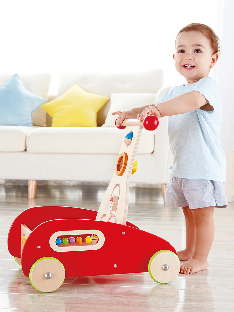 Ходунки Hape Волшебные с ручкой красный - фото 3