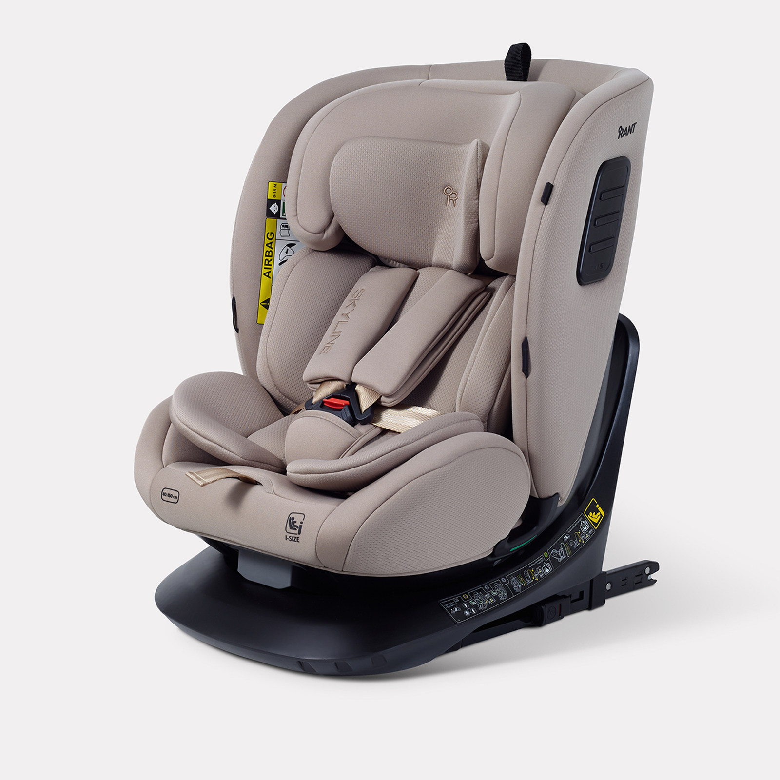 Автокресло Rant Skyline isofix Isofix 0+/1/2/3 (0-36 кг) бежевый - фото 2