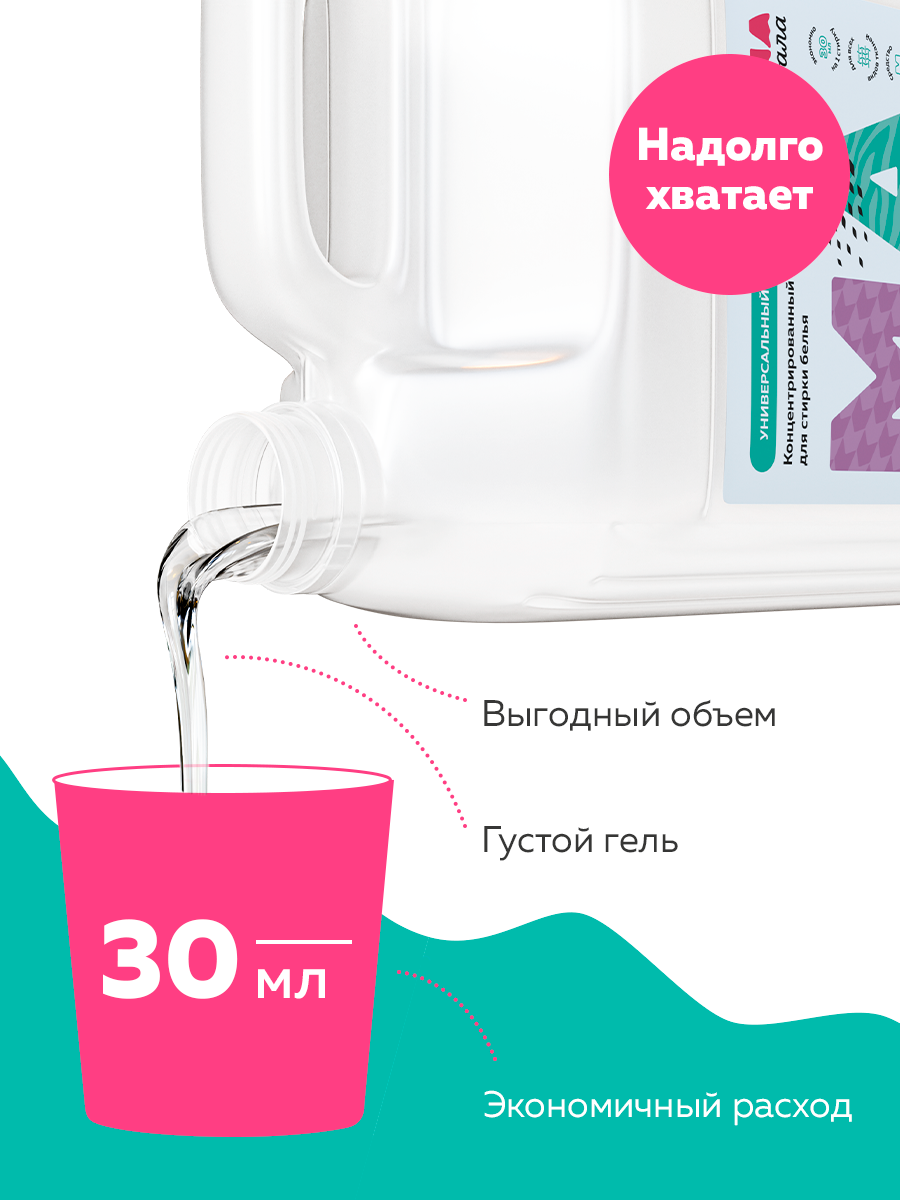 Гель для стирки МАМА ПОСТИРАЛА 5 литров универсальный - фото 6
