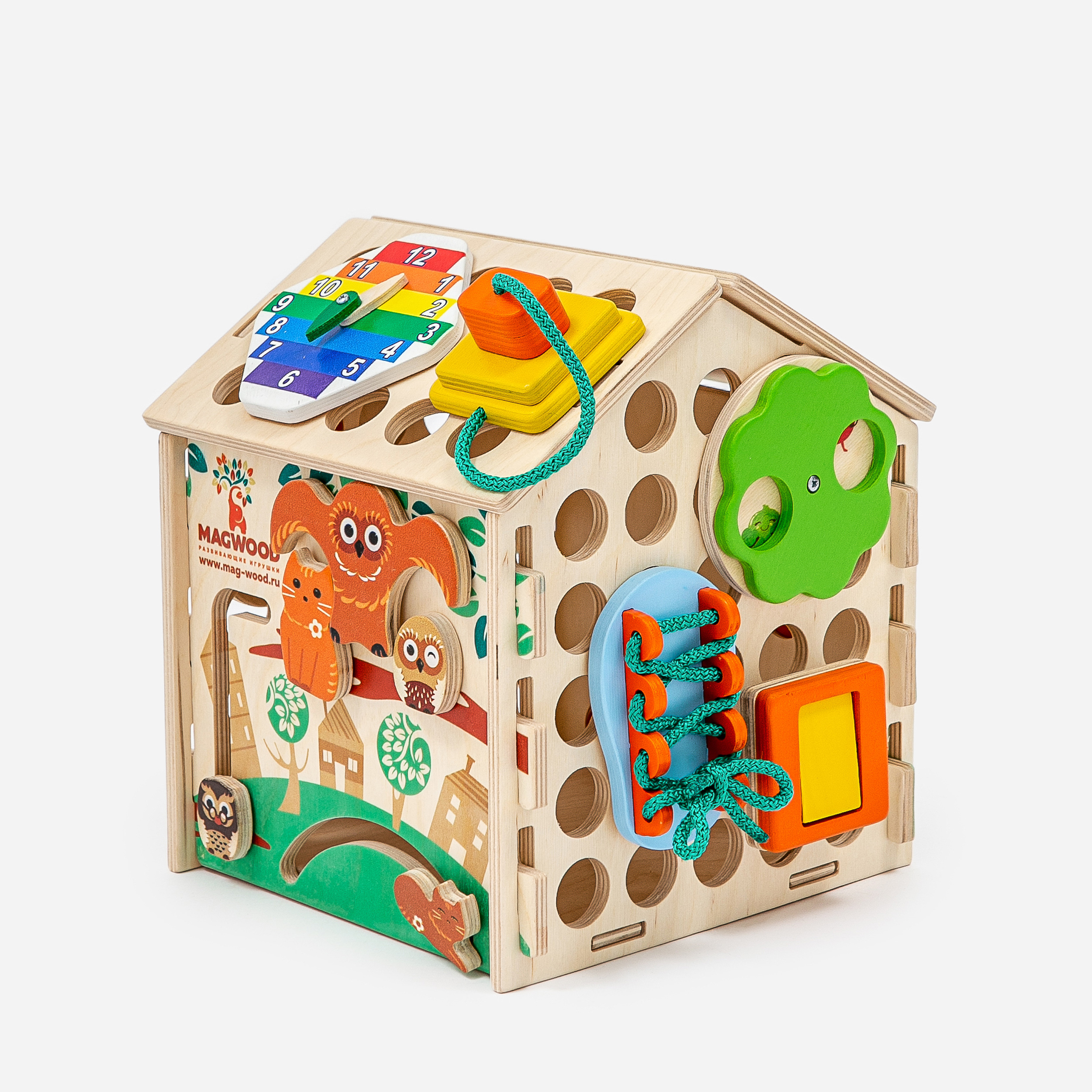 Игрушка Mag Wood бизиборд - фото 12