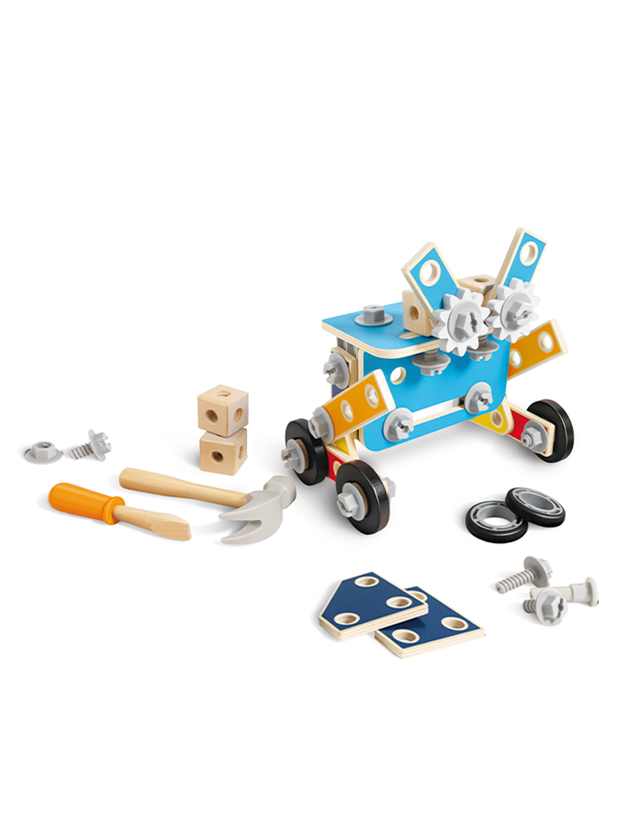 Конструктор Hape Мастерская деревянный 83 дет. - фото 8