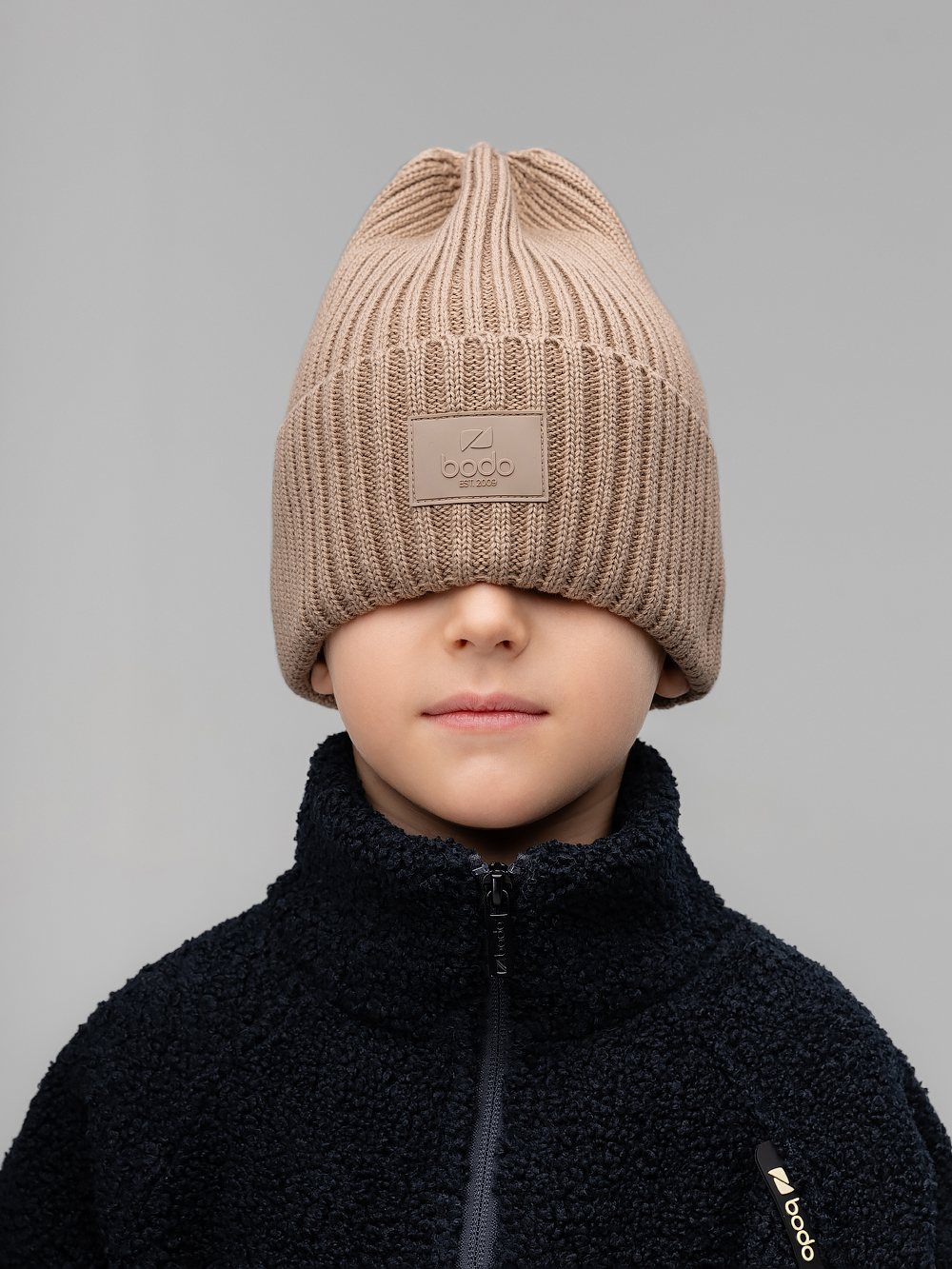 Шапка Bodo 10-363MU_бежевый - фото 3