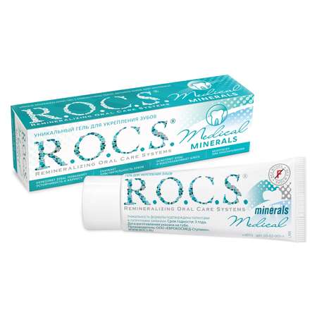 Зубной гель R.O.C.S. без фтора мята