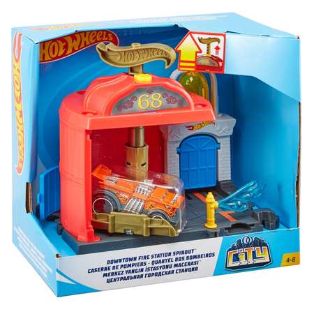 Трек Hot Wheels Пожарная станция