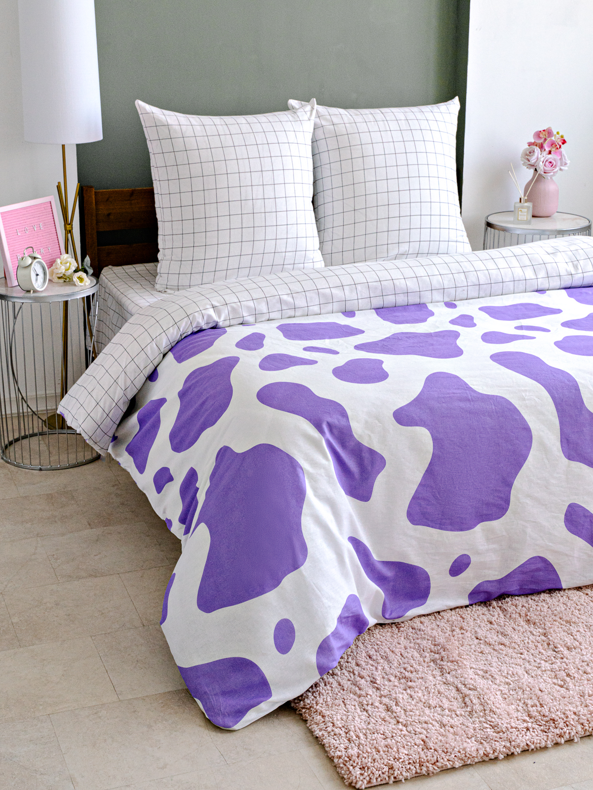 Комплект постельного белья LOVEBERRY Милка евро 4 предм. - фото 9