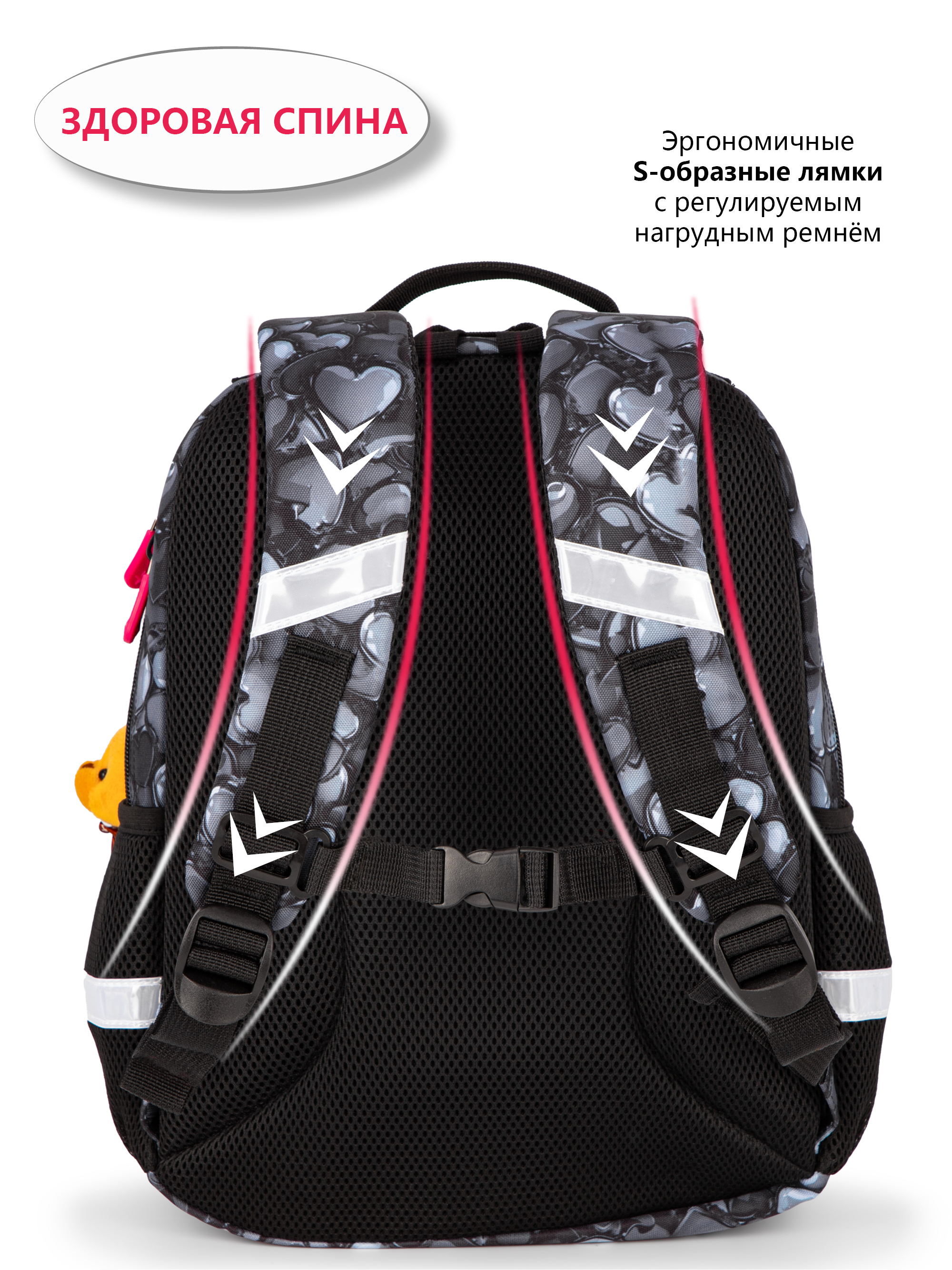 Рюкзак School Standard первокласснику набор 4 в 1 - фото 10