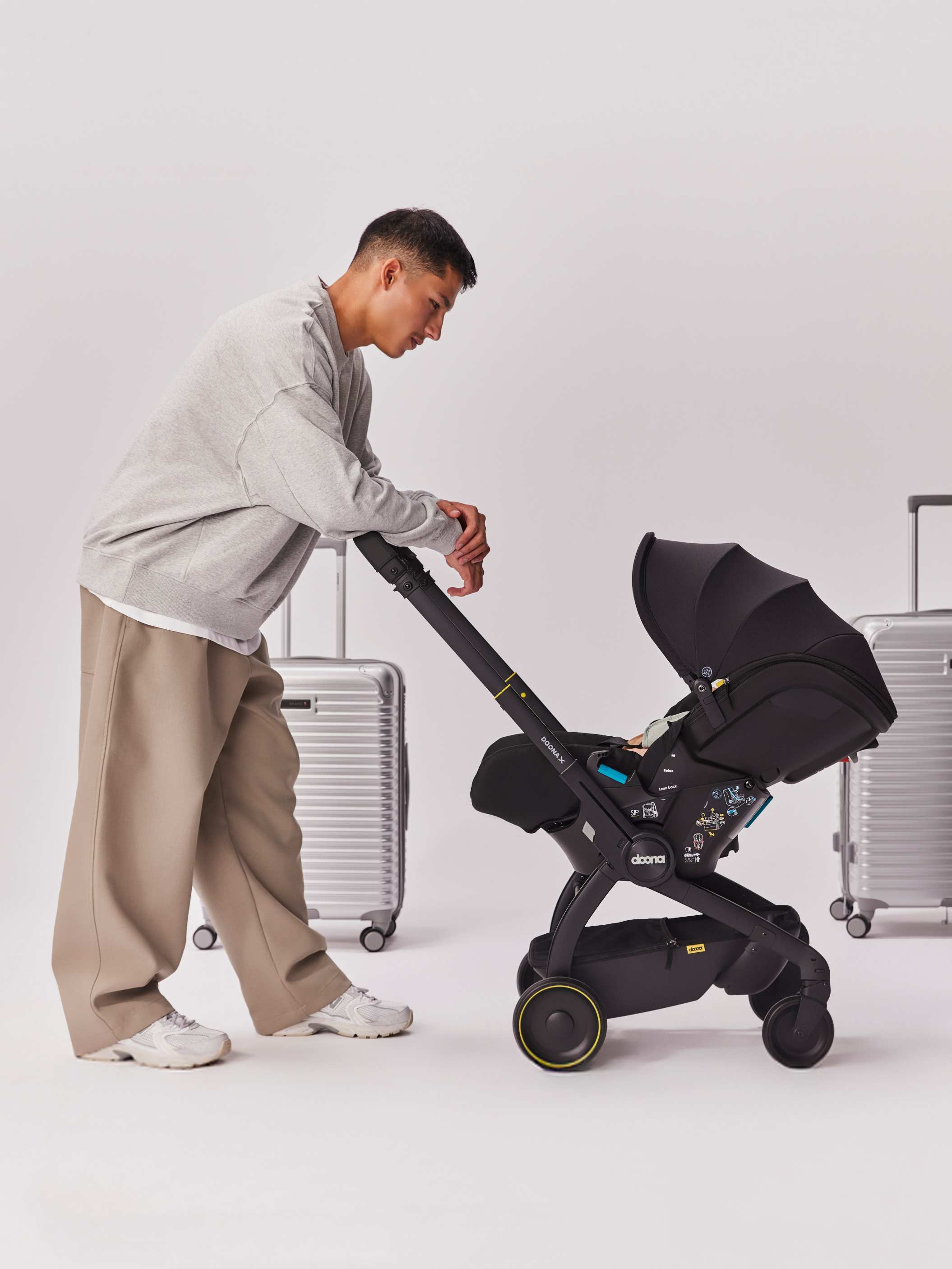 Автокресло Doona X Ocean Blue Isofix 0 (0 -13 кг) синий - фото 17