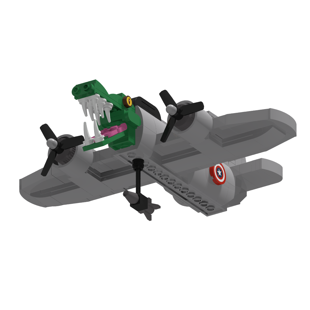 Конструктор Italian Brainrot Крокодило 226 дет. - фото 11