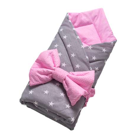 Конверт на выписку Мир Мамы Grey Pink