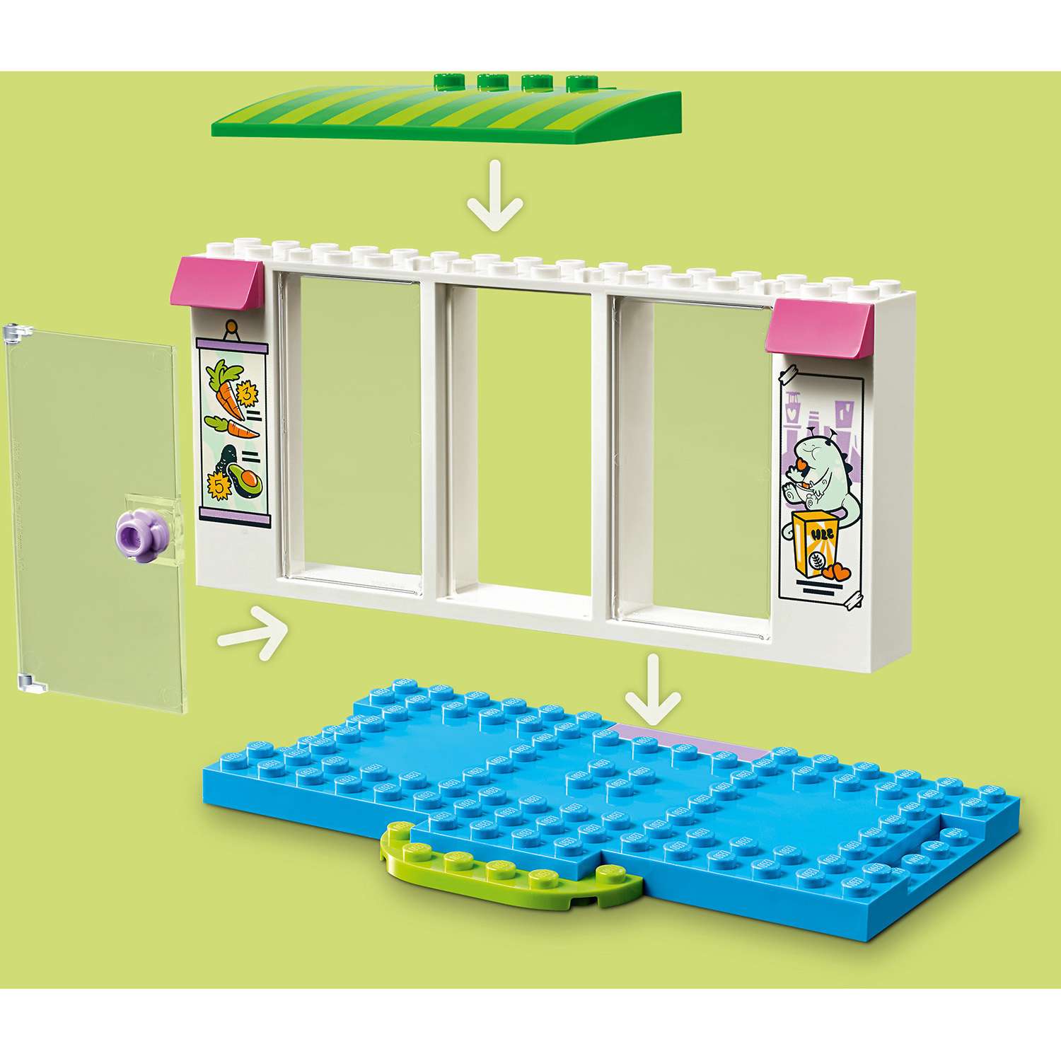Конструктор LEGO Friends Супермаркет Хартлейк Сити блочный - фото 9