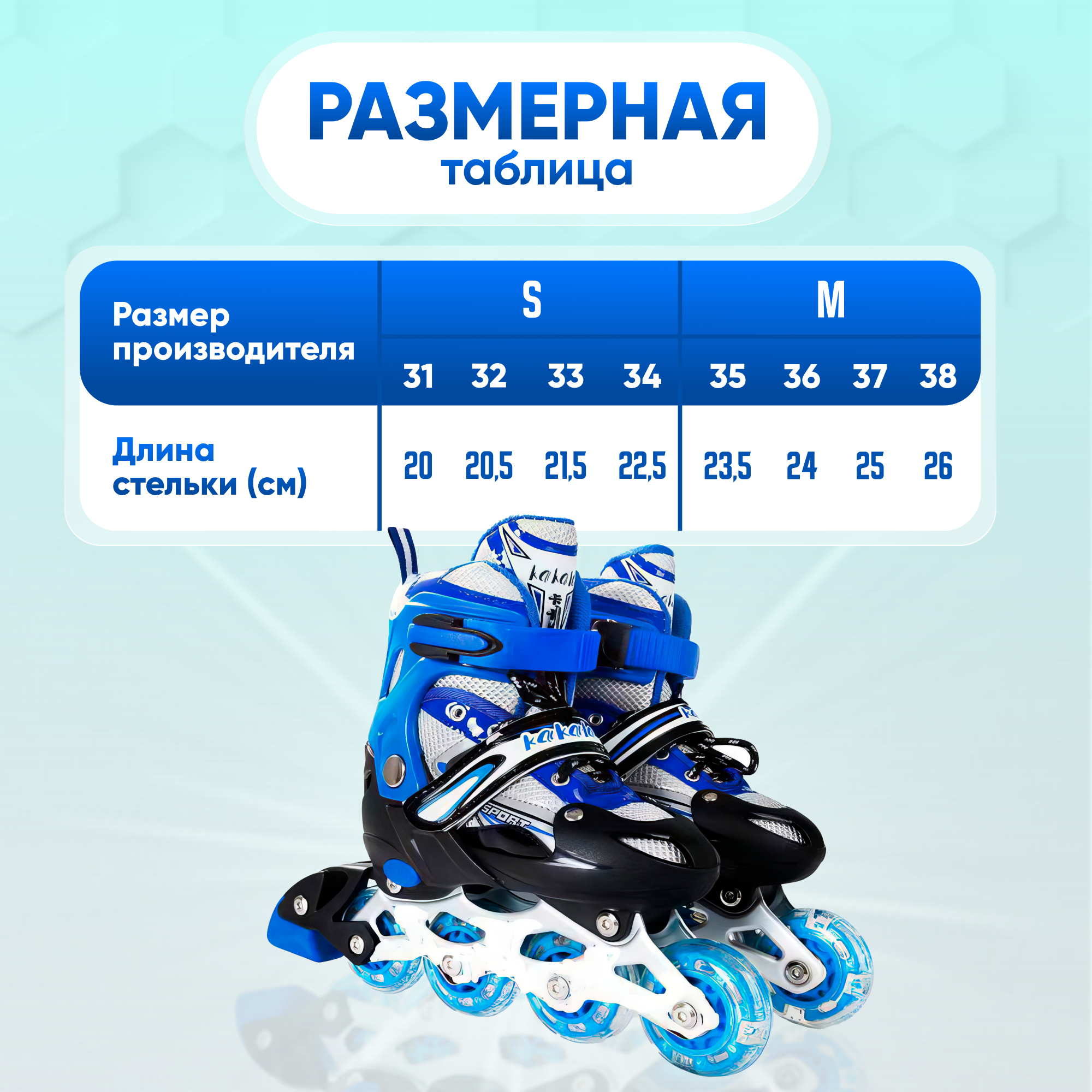 Роликовые коньки OnHand M 35-38 - фото 9