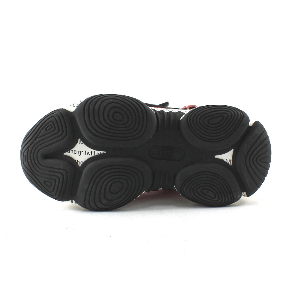 Кеды Europen F-10718-СВ EUROPEN Кеды высокие для девочки,красно-белый - фото 6