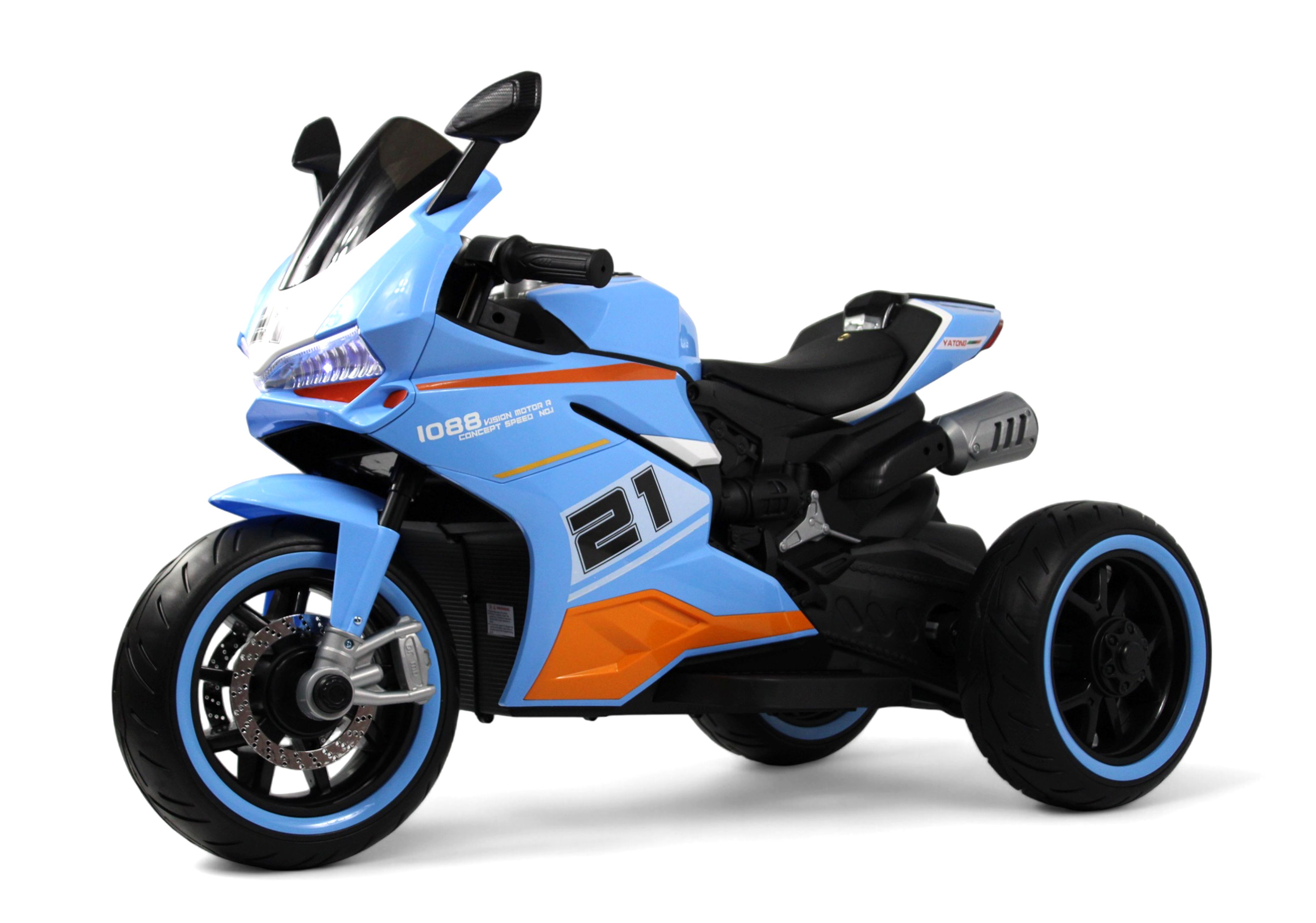 Электромобиль RIVERTOYS C005MC-BLUE - фото 19
