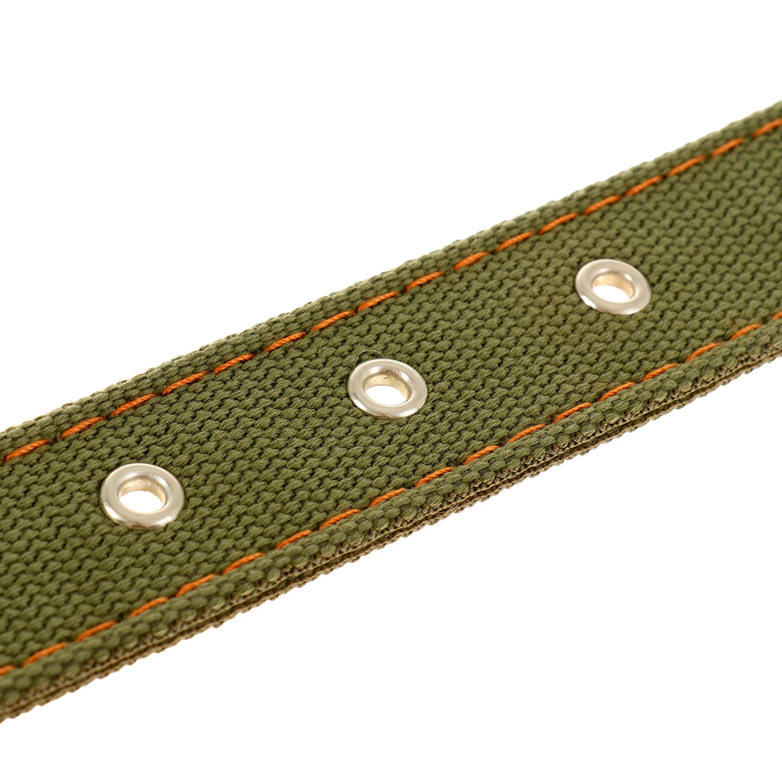 Ошейник Пижон брезентовый двухслойный 72х3.6 см хаки - фото 5