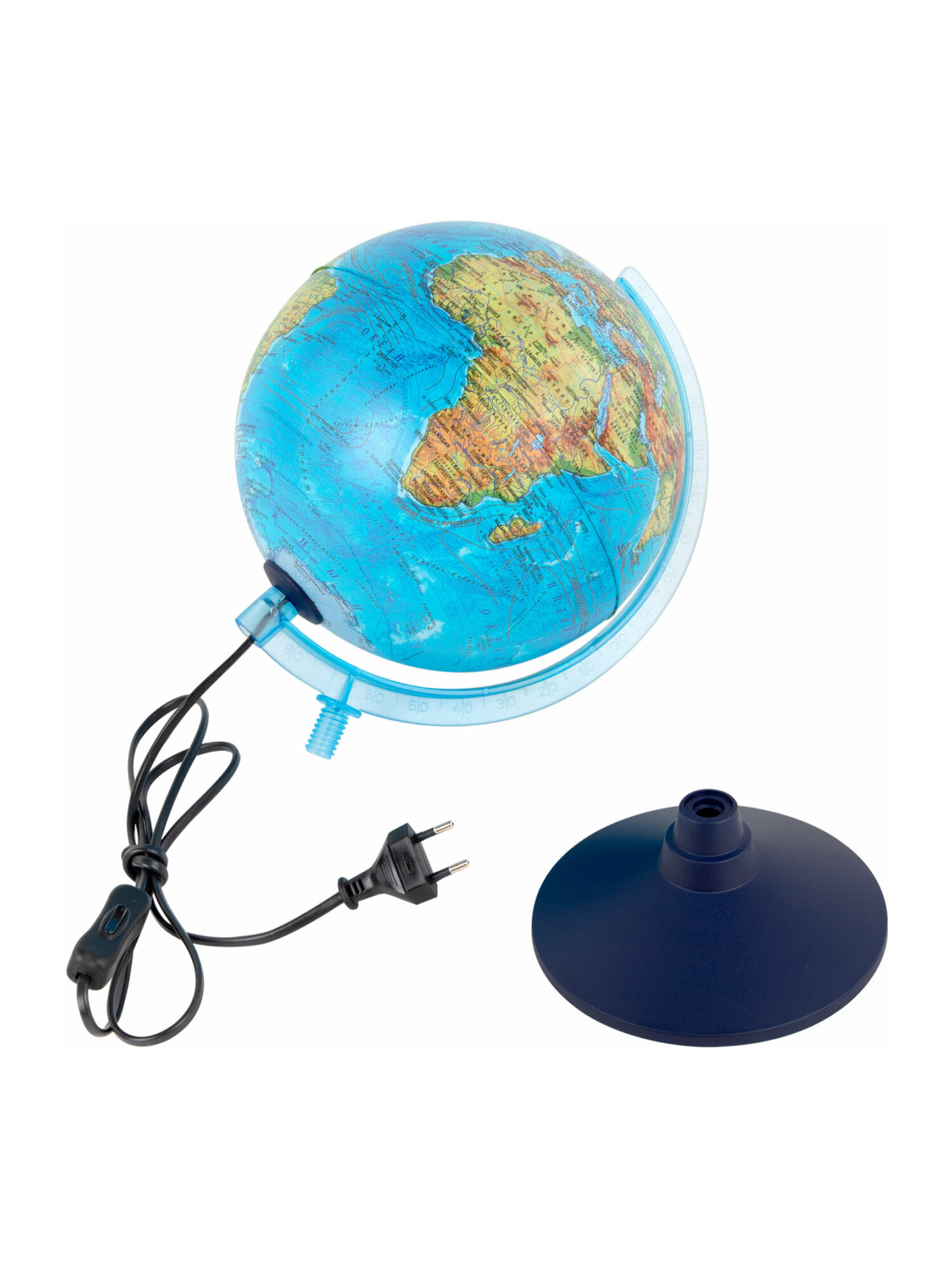 Глобус Globen интерактивный физический политический с подсветкой и VR очками 21 см - фото 23