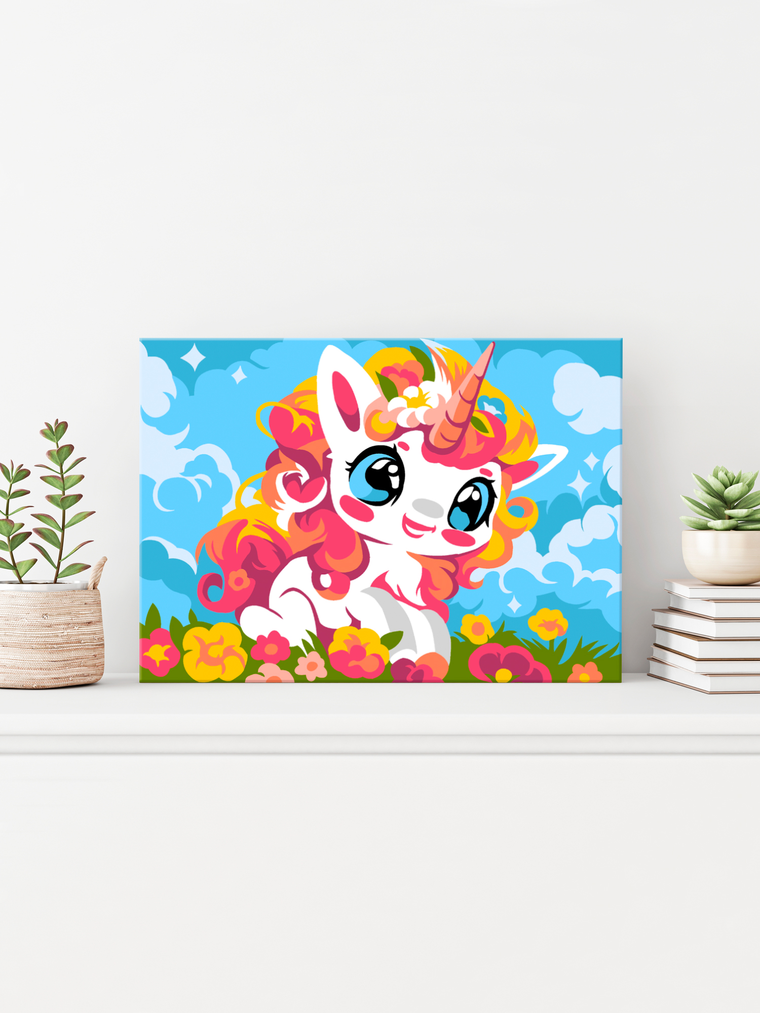 Картина по номерам Hobby Paint Пони в поле в ассортименте - фото 3