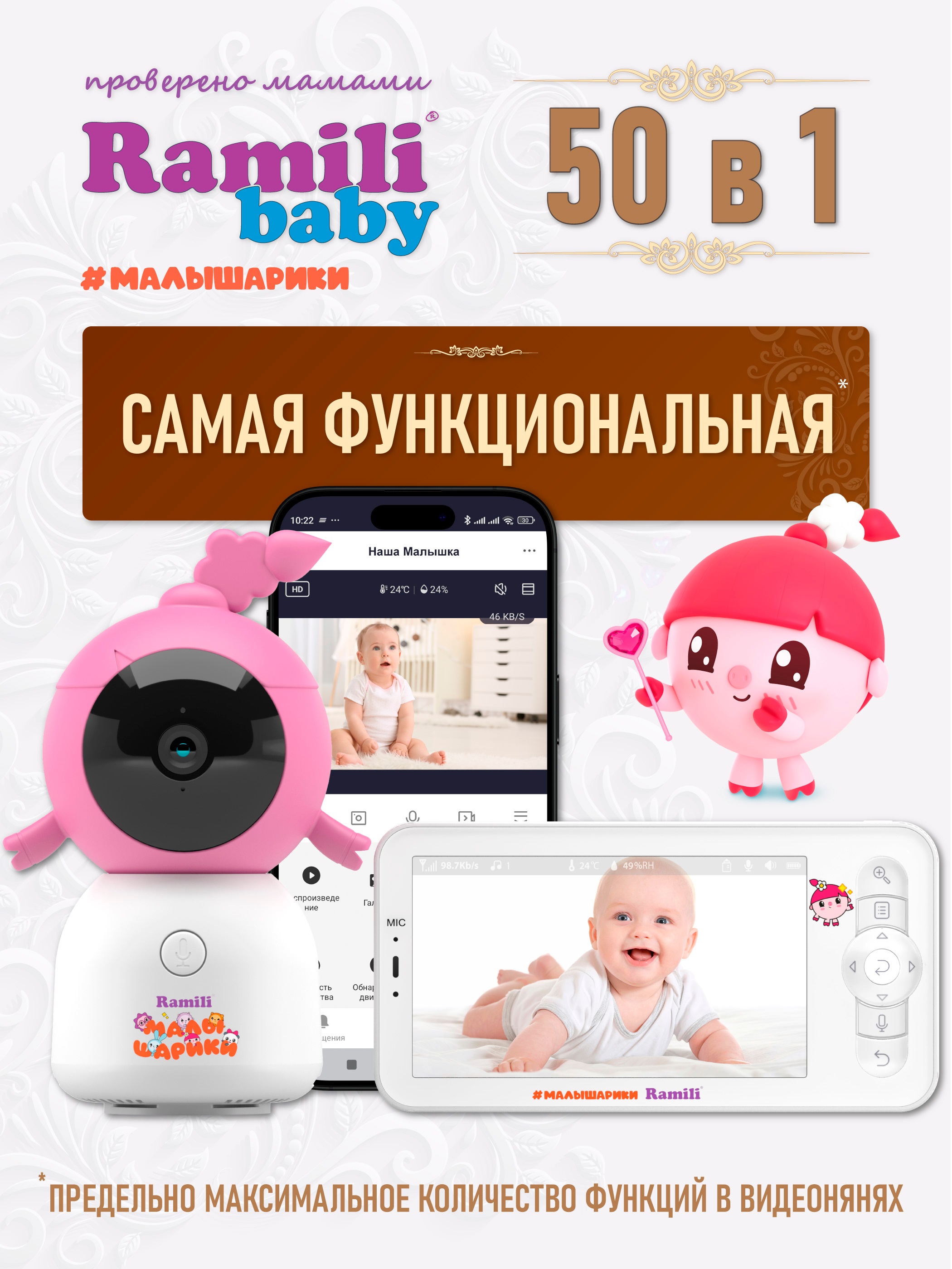 Видеоняня Ramili Малышарики Нюша - фото 1